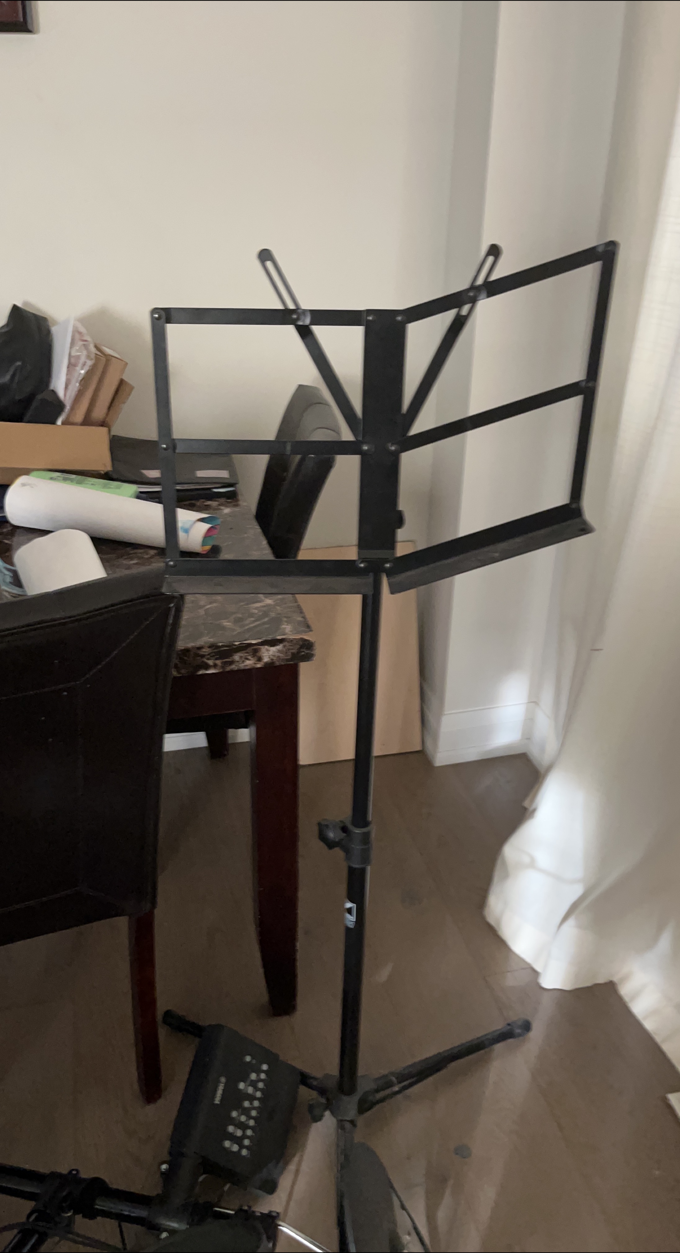 Black Music Stand