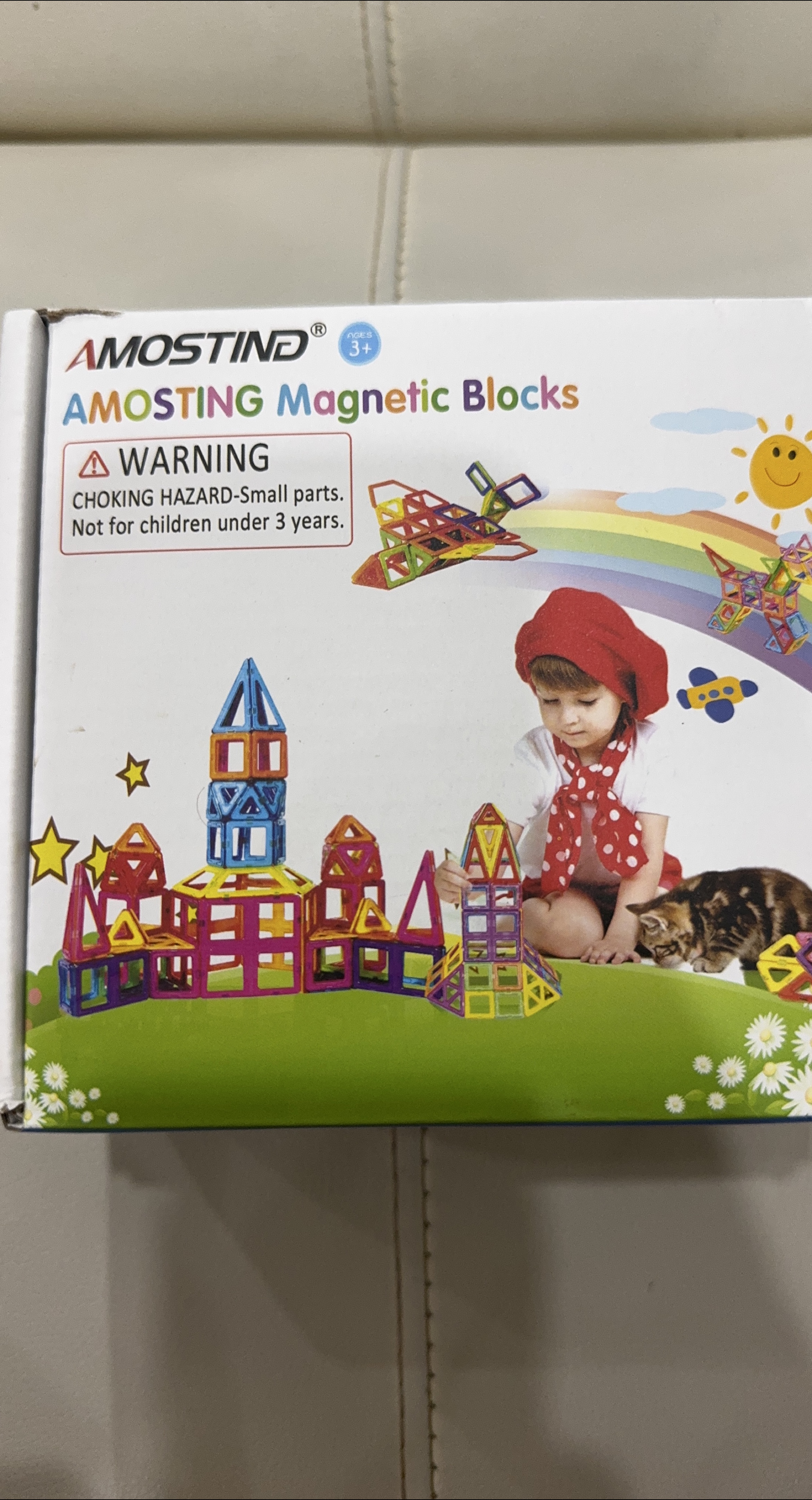 AMOSTING Magnetic Blocks Building Toy - 64 pcs thumbnail