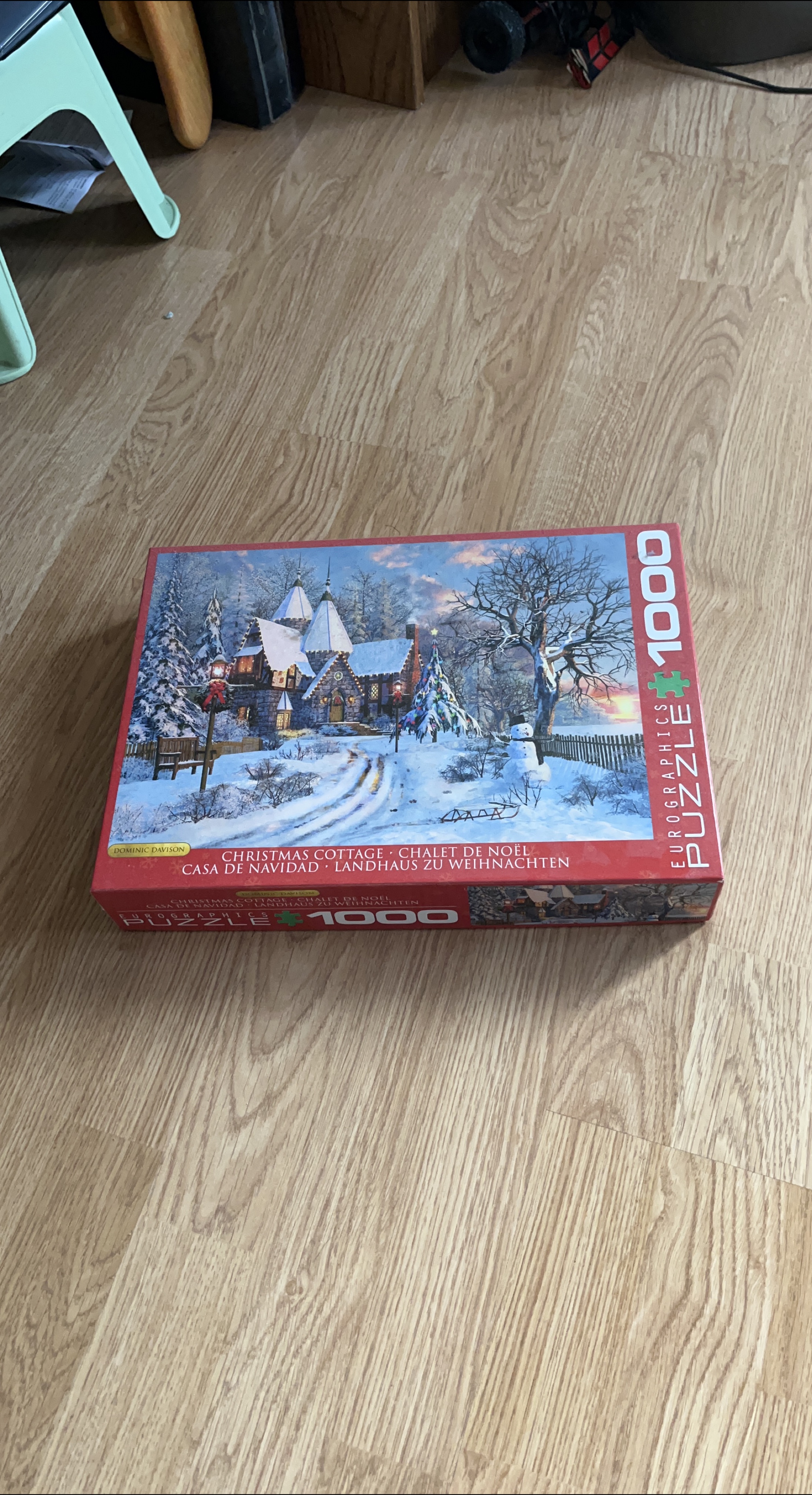 Eurographics Christmas Cottage 1000 Piece Puzzle thumbnail
