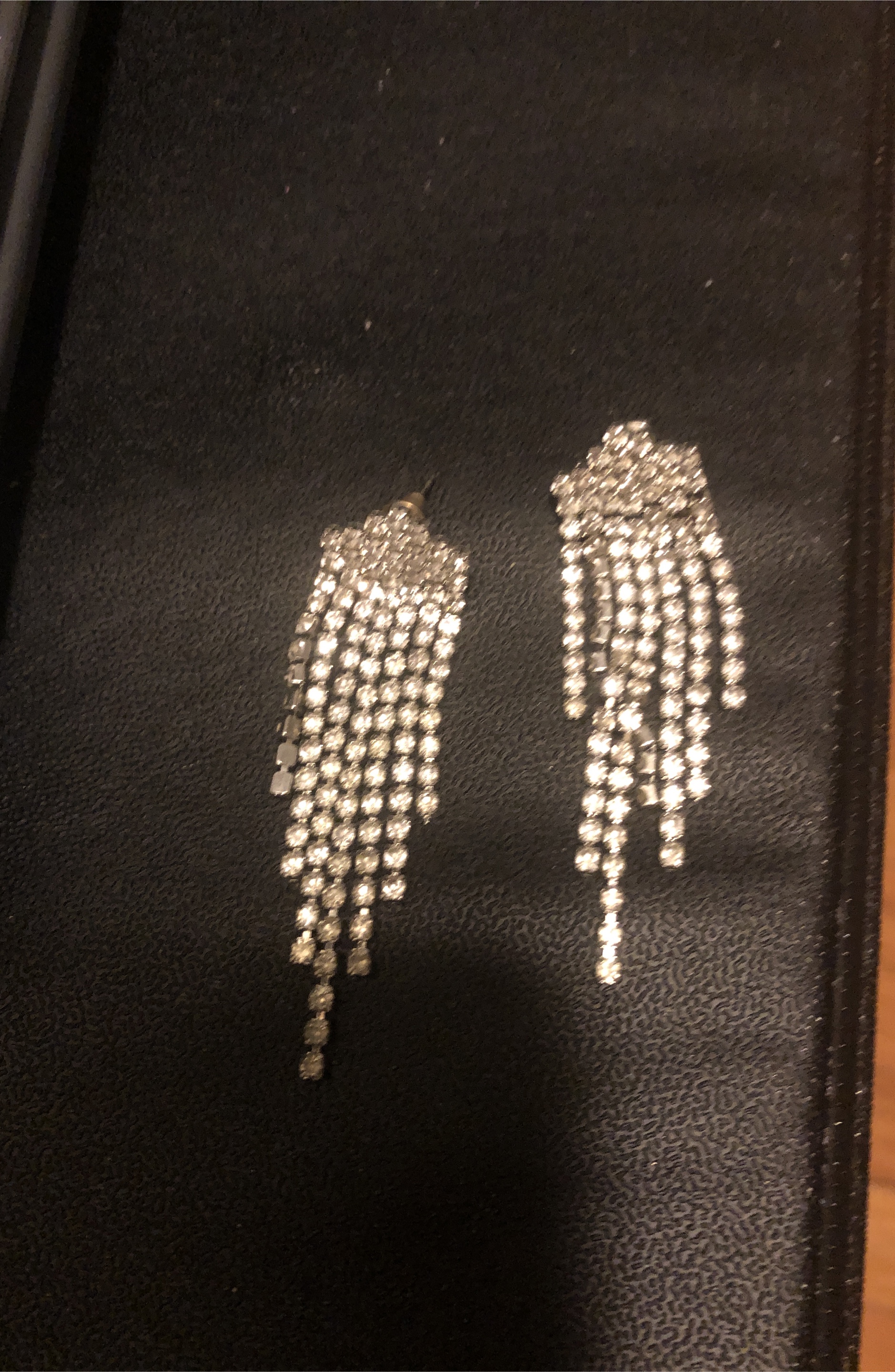 Rhinestone Dangle Earrings thumbnail