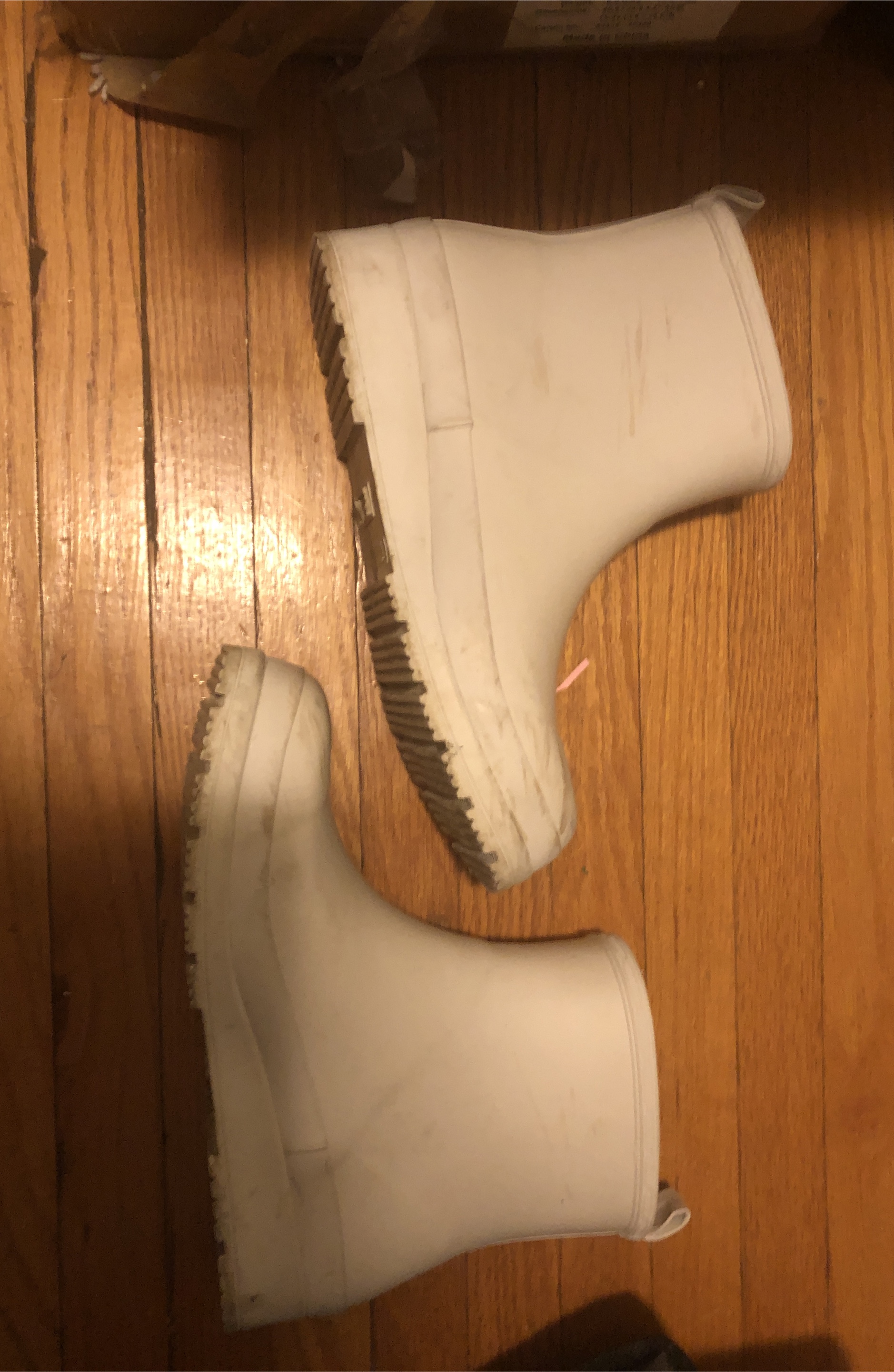 White Ankle Rain Boots thumbnail