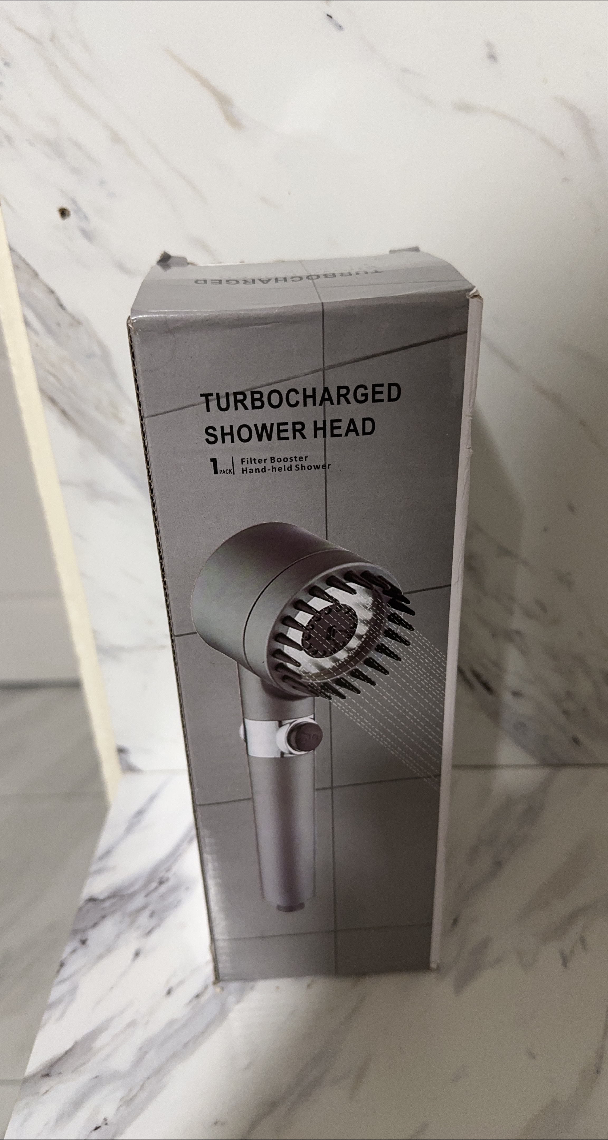 Turbocharged Filter Booster Hand-held Shower Head thumbnail