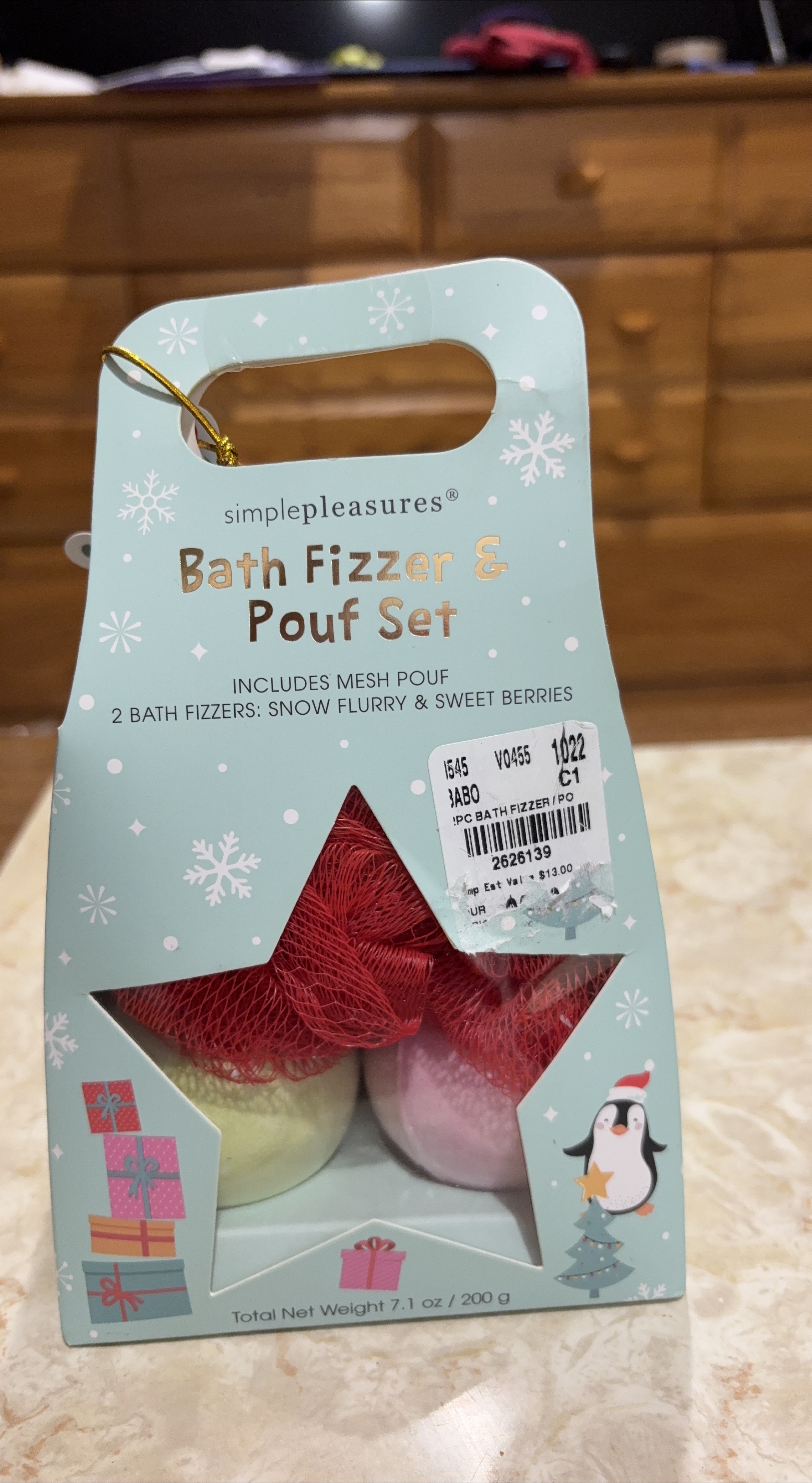 #freecycle Simple Pleasures Bath Fizzer & Pouf Set thumbnail