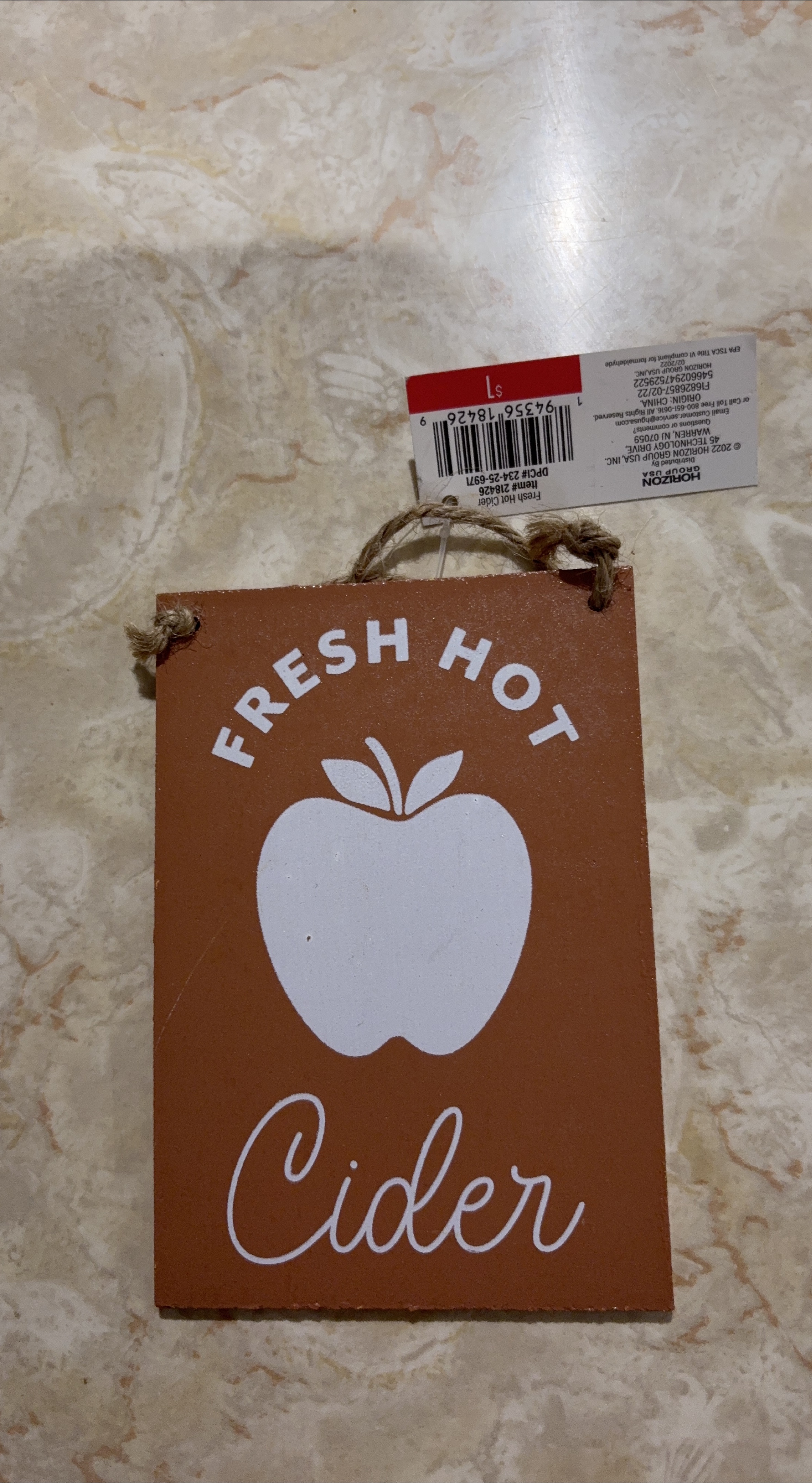 #freecycle Fresh Hot Cider Sign - New thumbnail