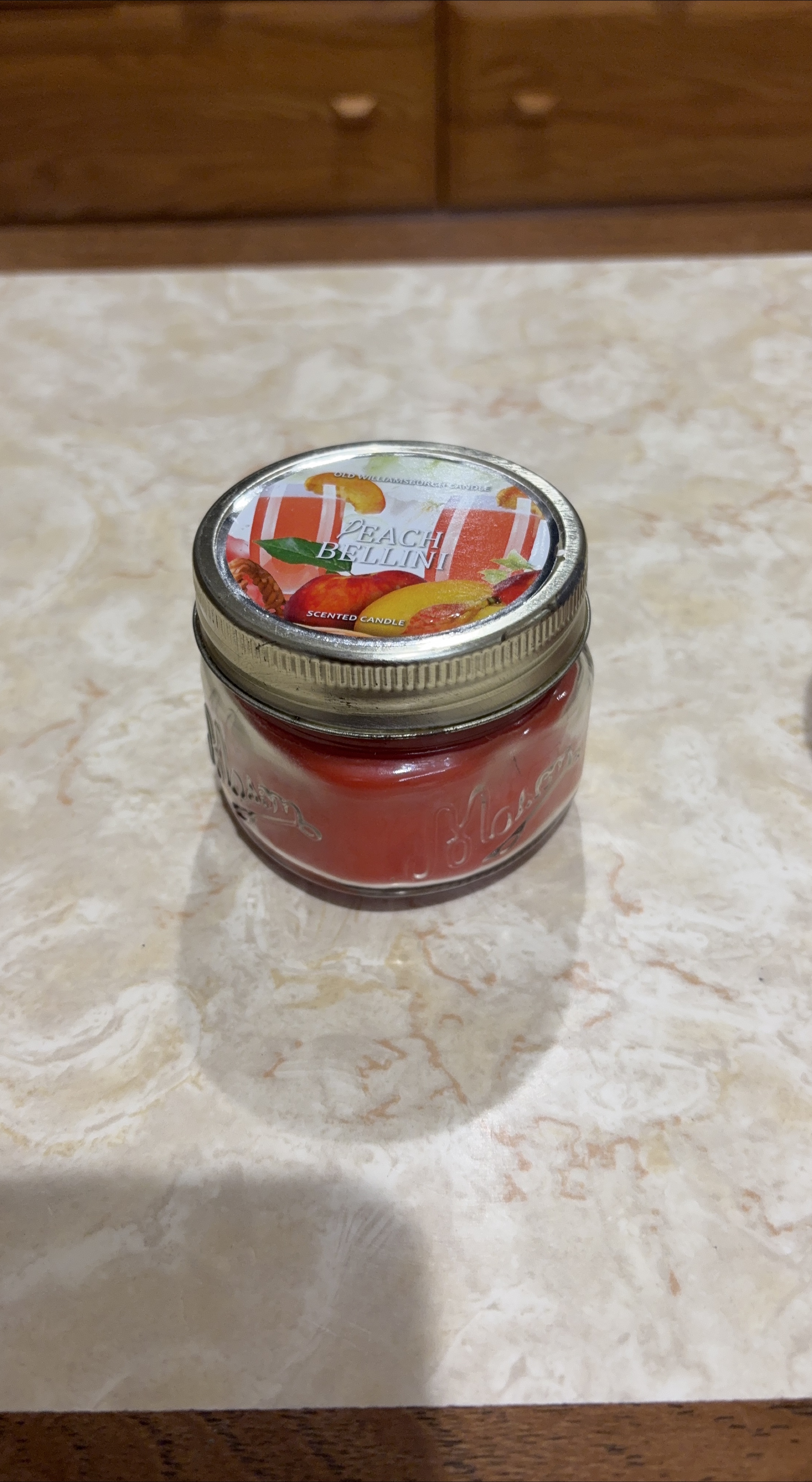 #freecycle Peach Bellini Scented Candle thumbnail