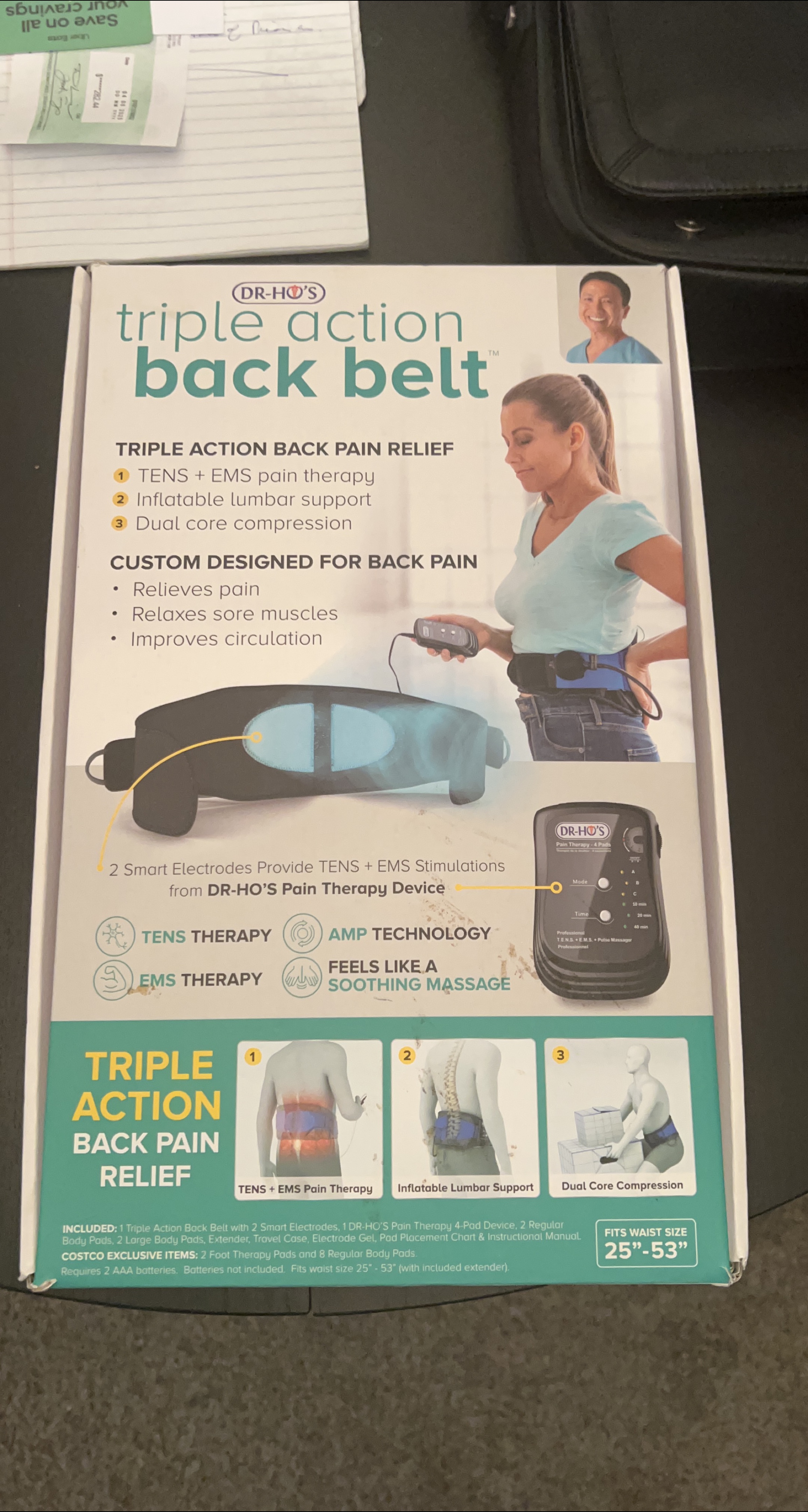 Dr-Ho's Triple Action Back Belt (25-53" Waist) thumbnail
