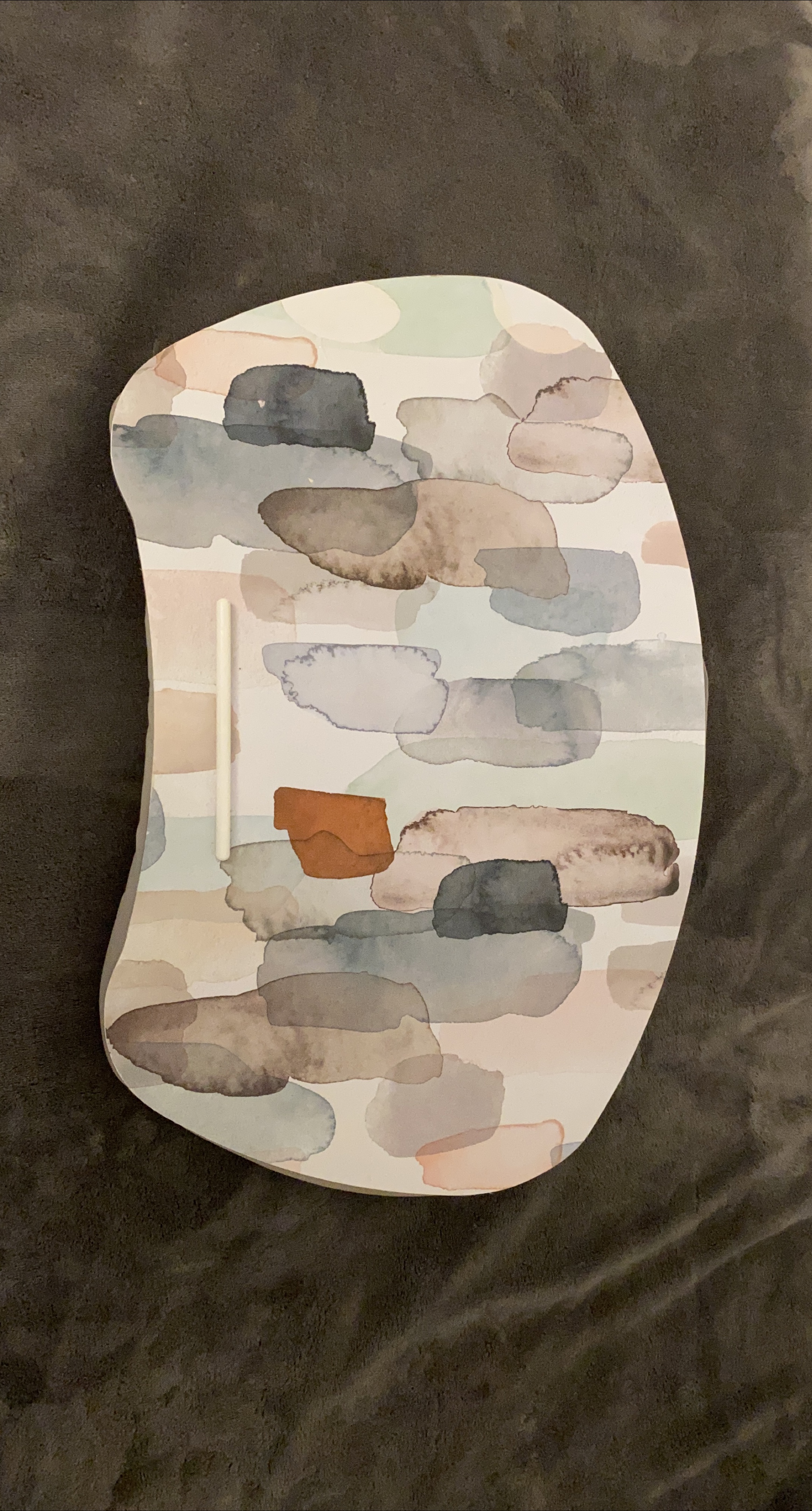 Lap Desk with Watercolor Design thumbnail