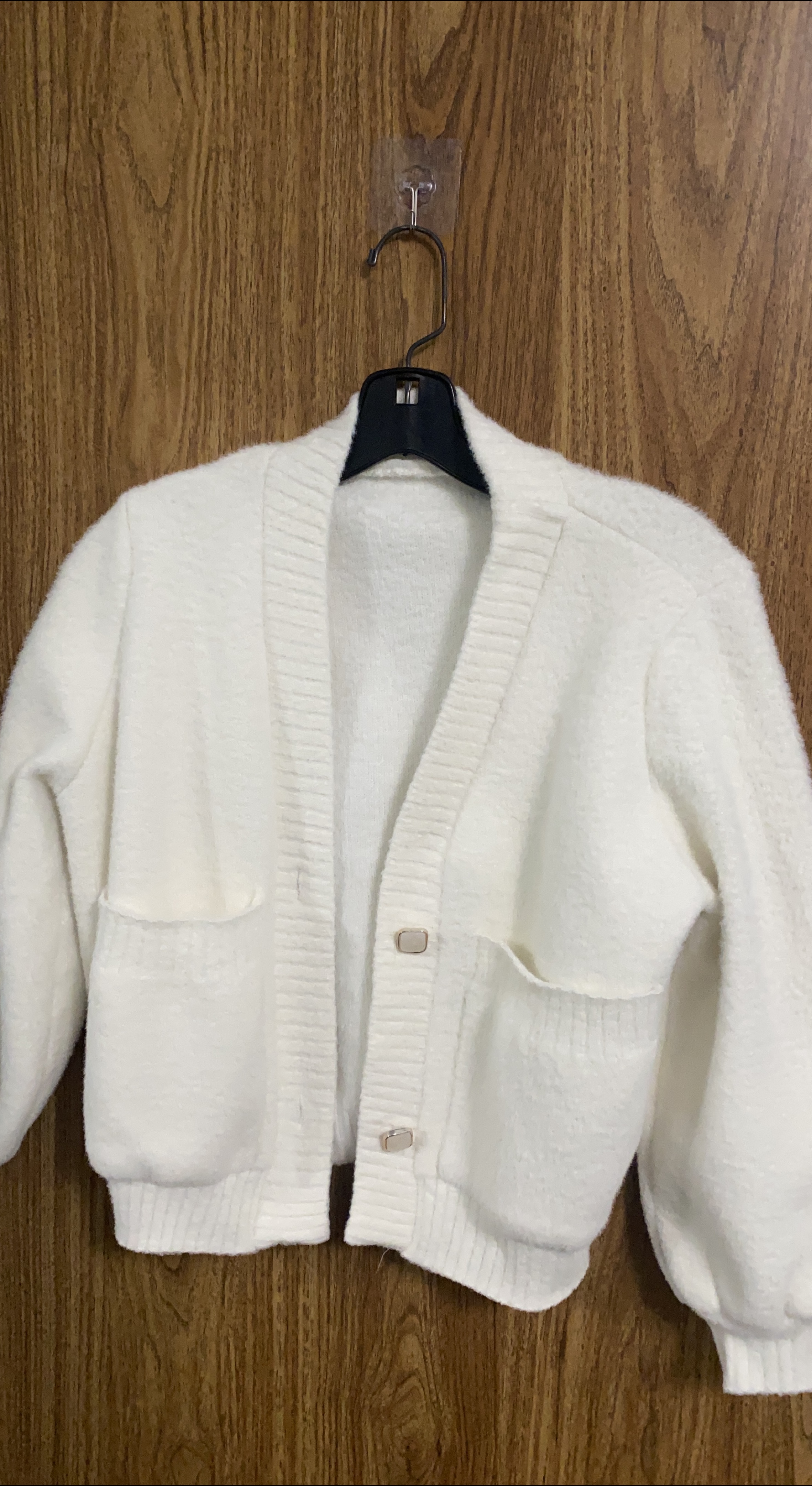 White Knit Cardigan thumbnail