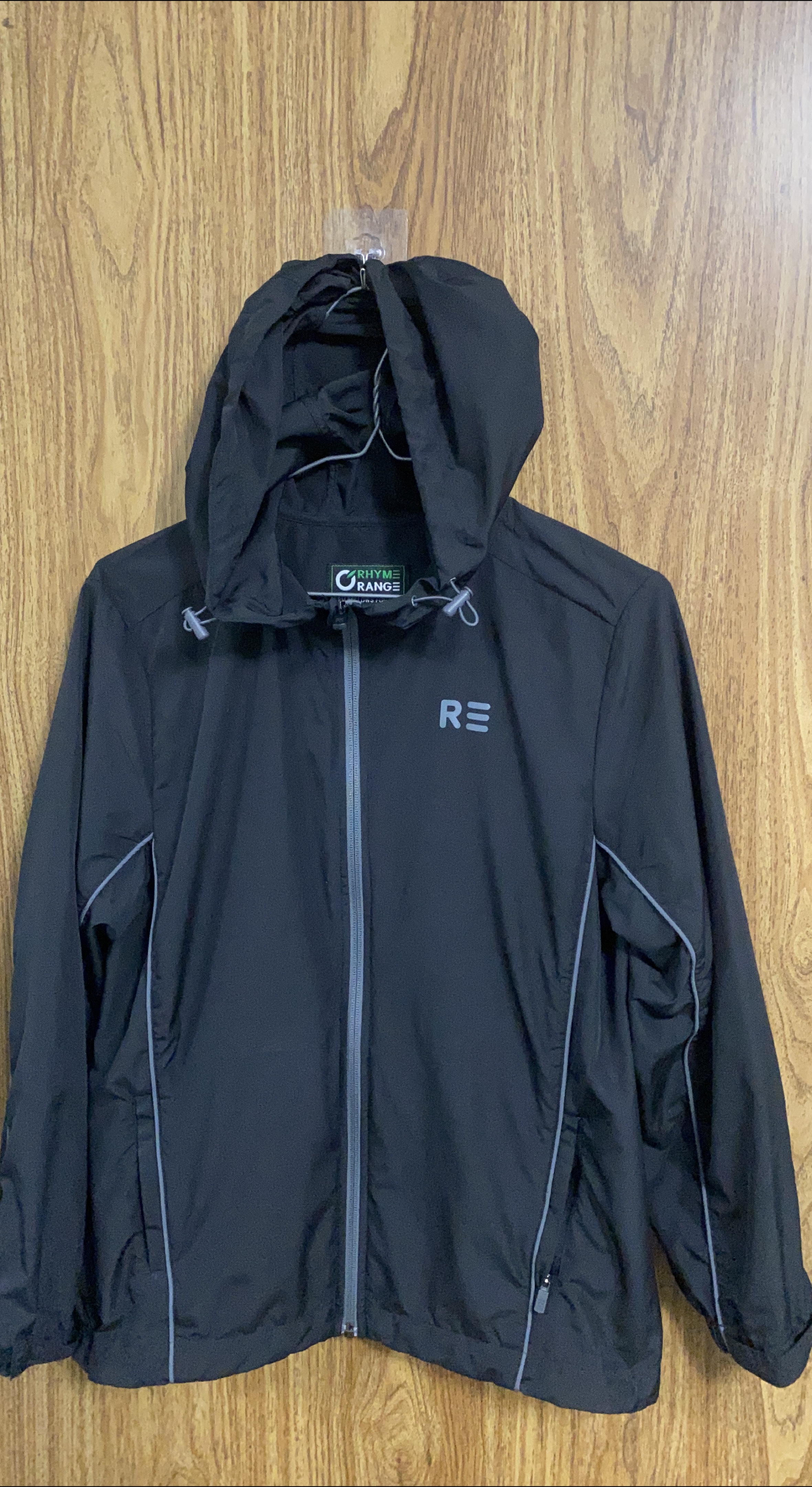Rhyme Range Black Hooded Jacket thumbnail