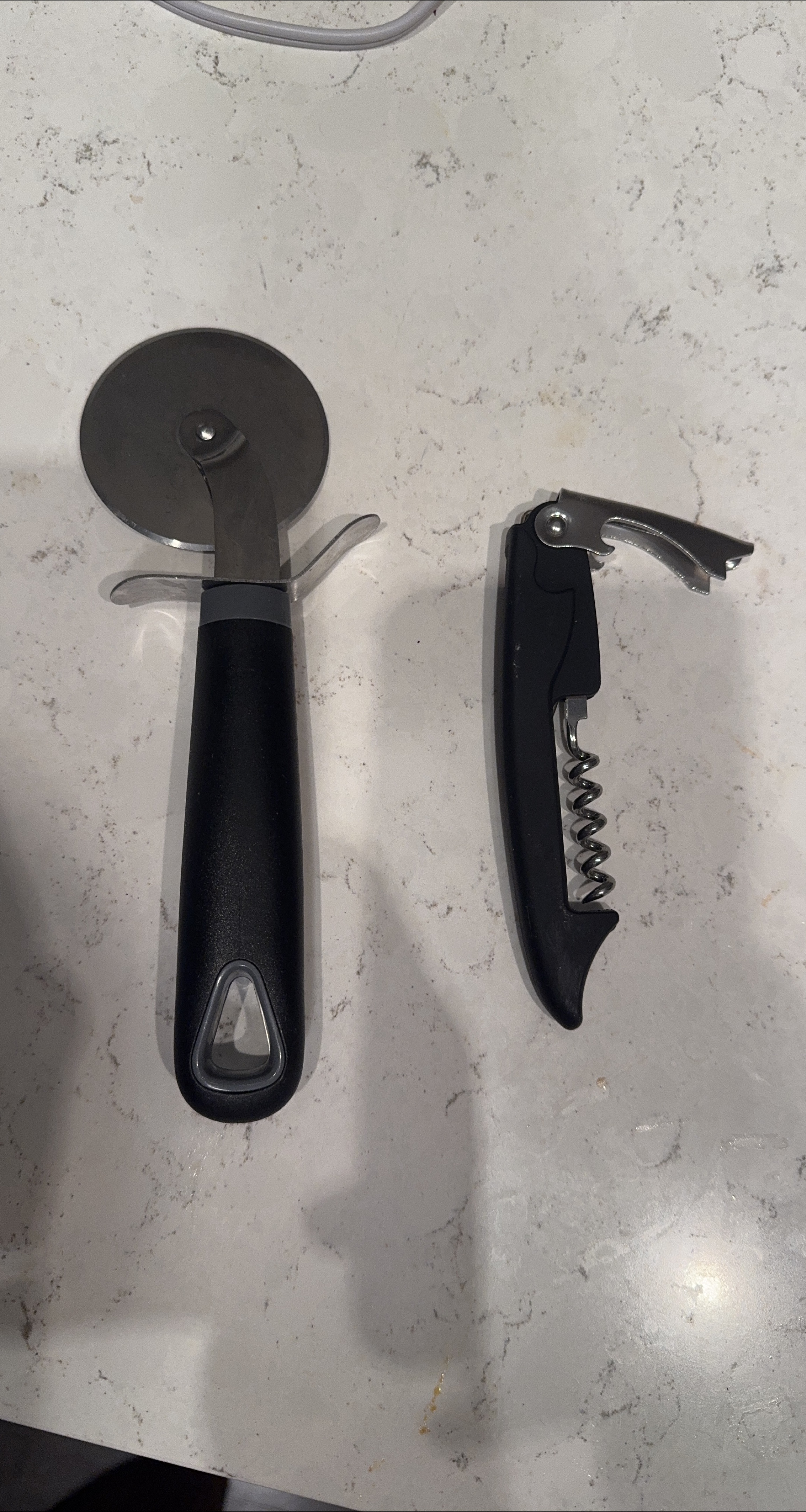 Pizza Cutter & Wine Opener Set thumbnail