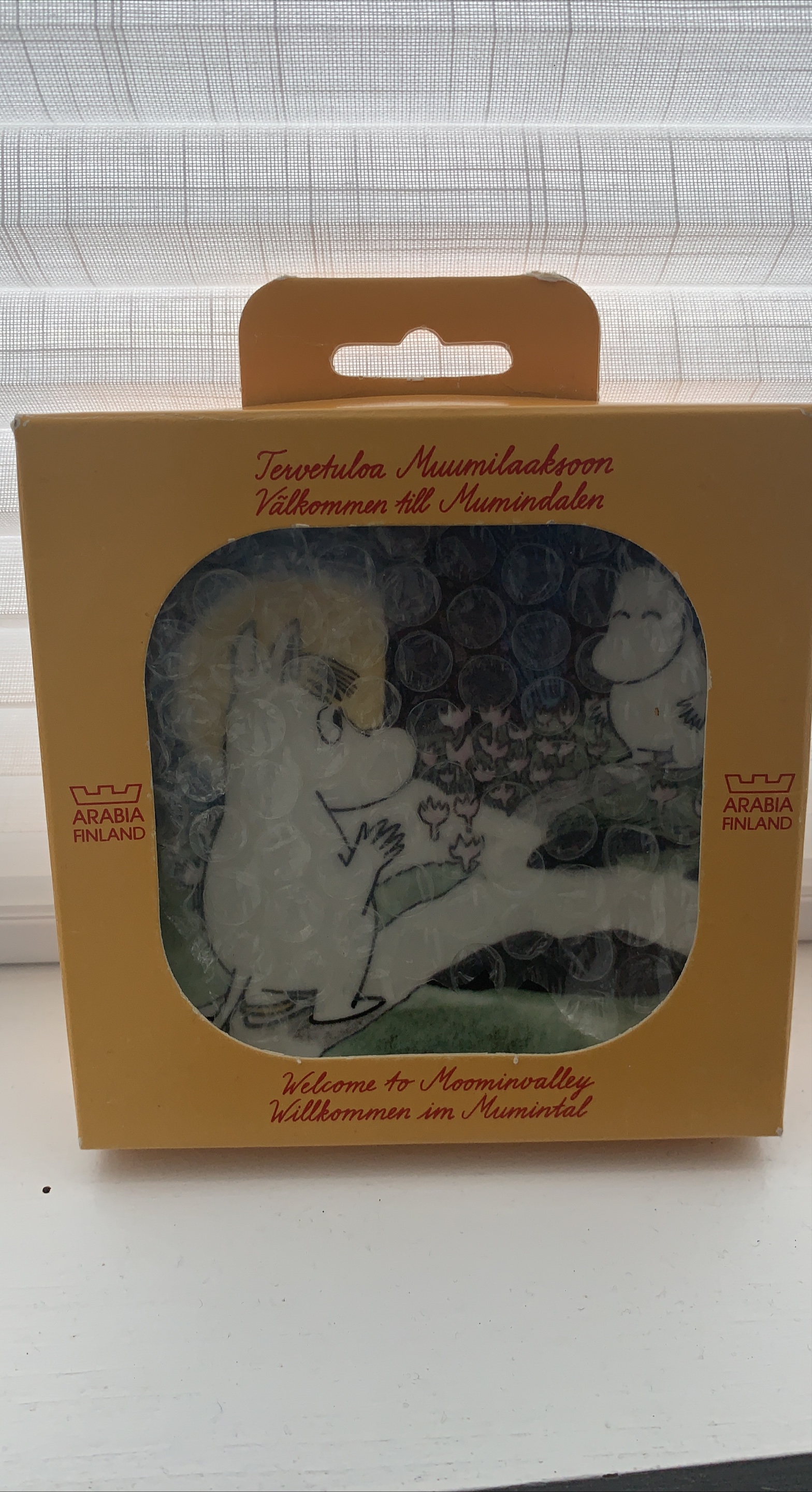 Arabia Finland Moomin plate- Encounter-New in Box thumbnail