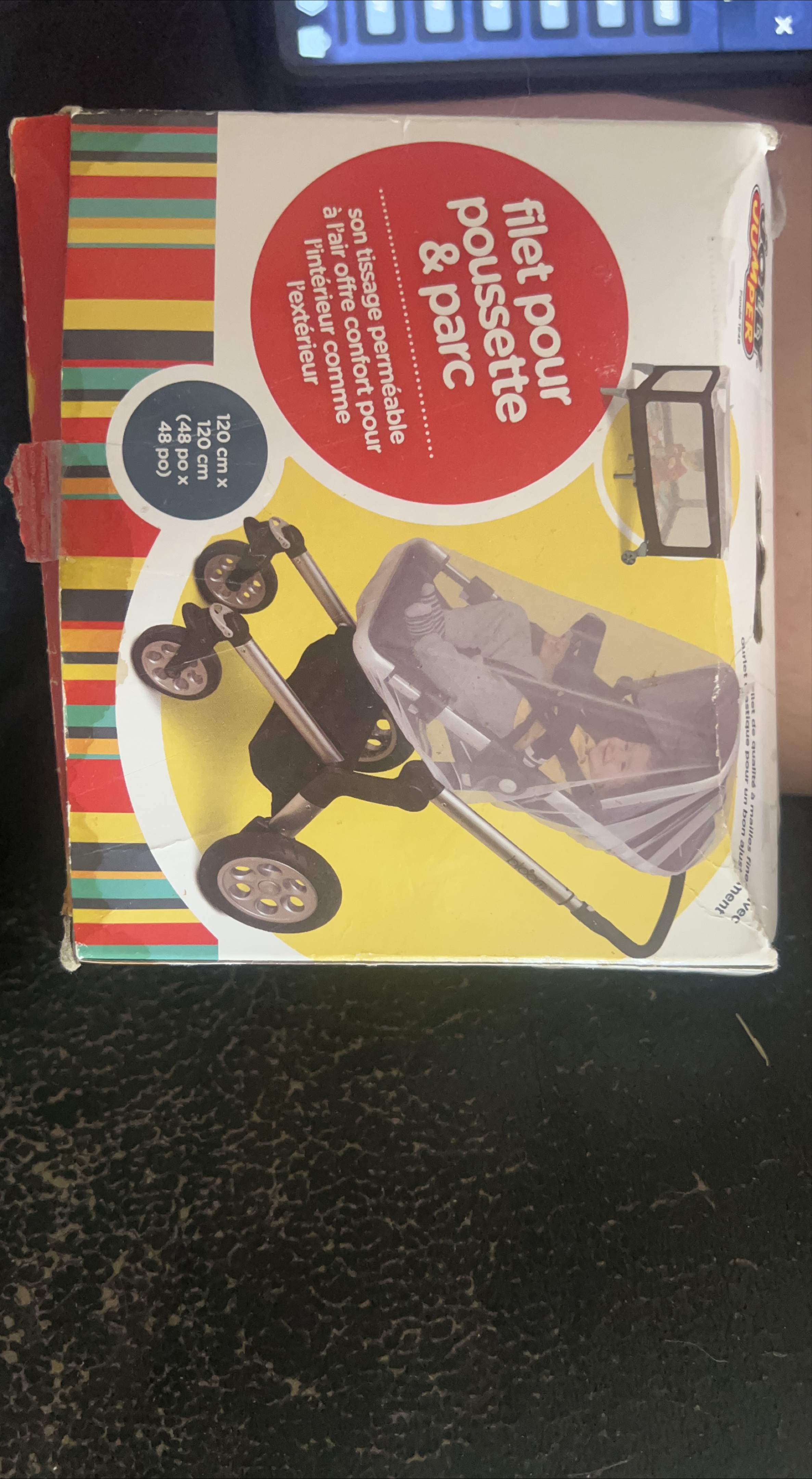 Jumper Stroller & Park Net - 120cm x 120cm thumbnail