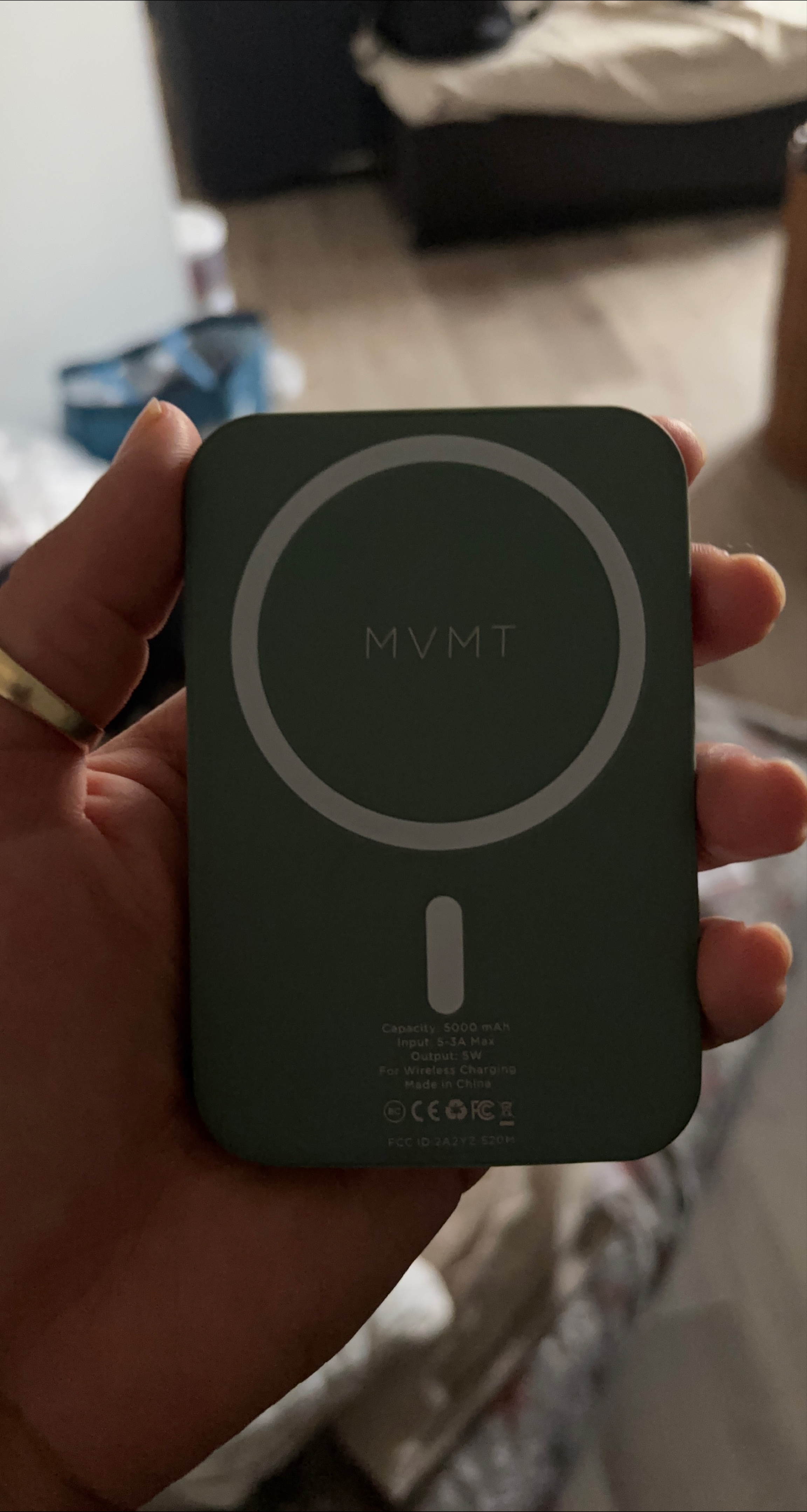 Mvmt Olive Green 5000 mAh Power Bank thumbnail