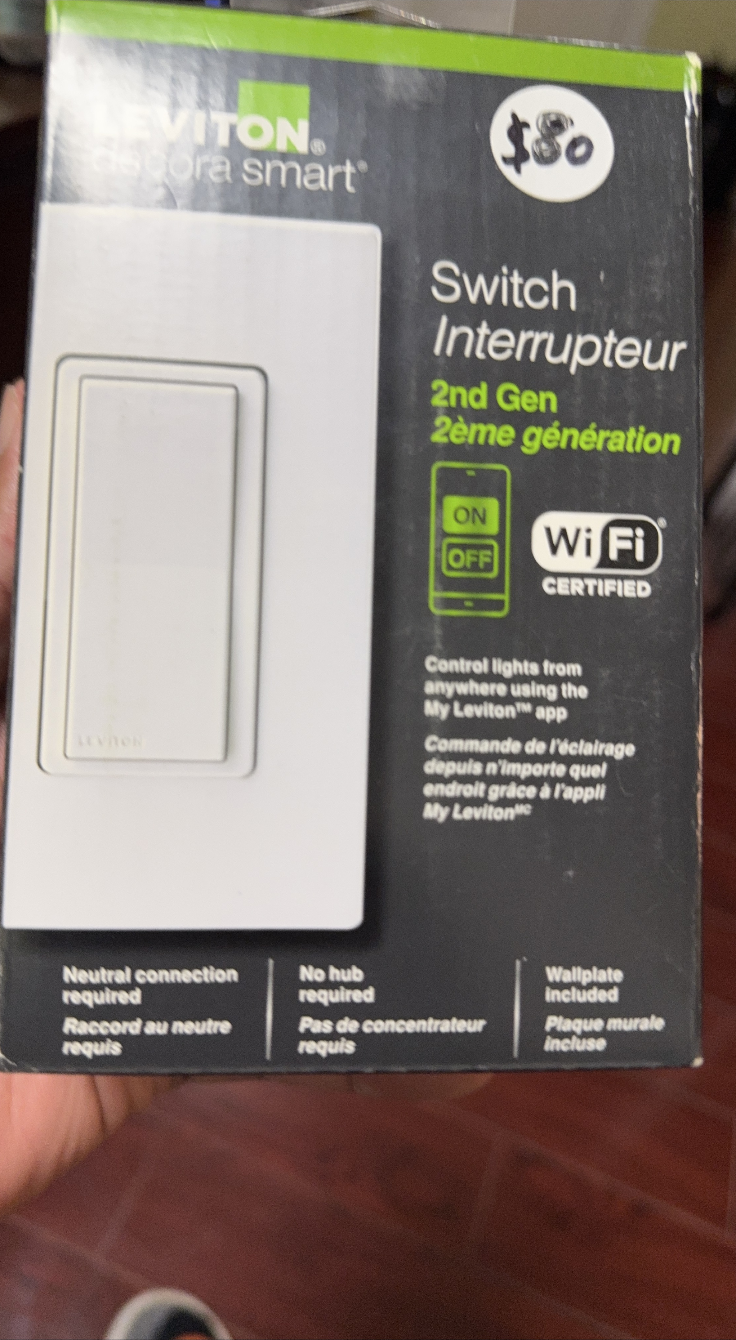 Leviton Decora Smart Switch 2nd Gen - New in Box!
