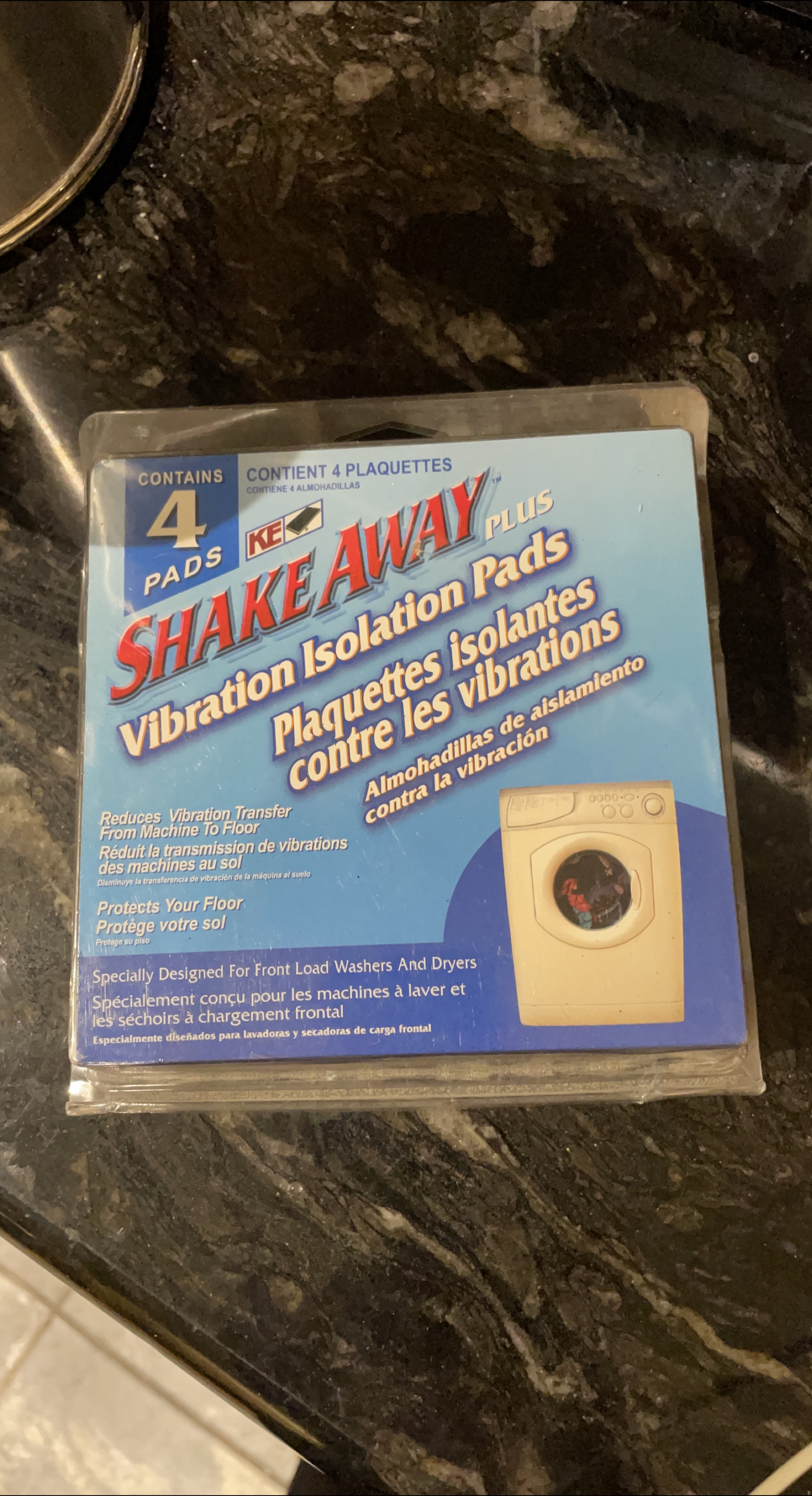 Shake Away Vibration Isolation Pads - 4 Pack thumbnail