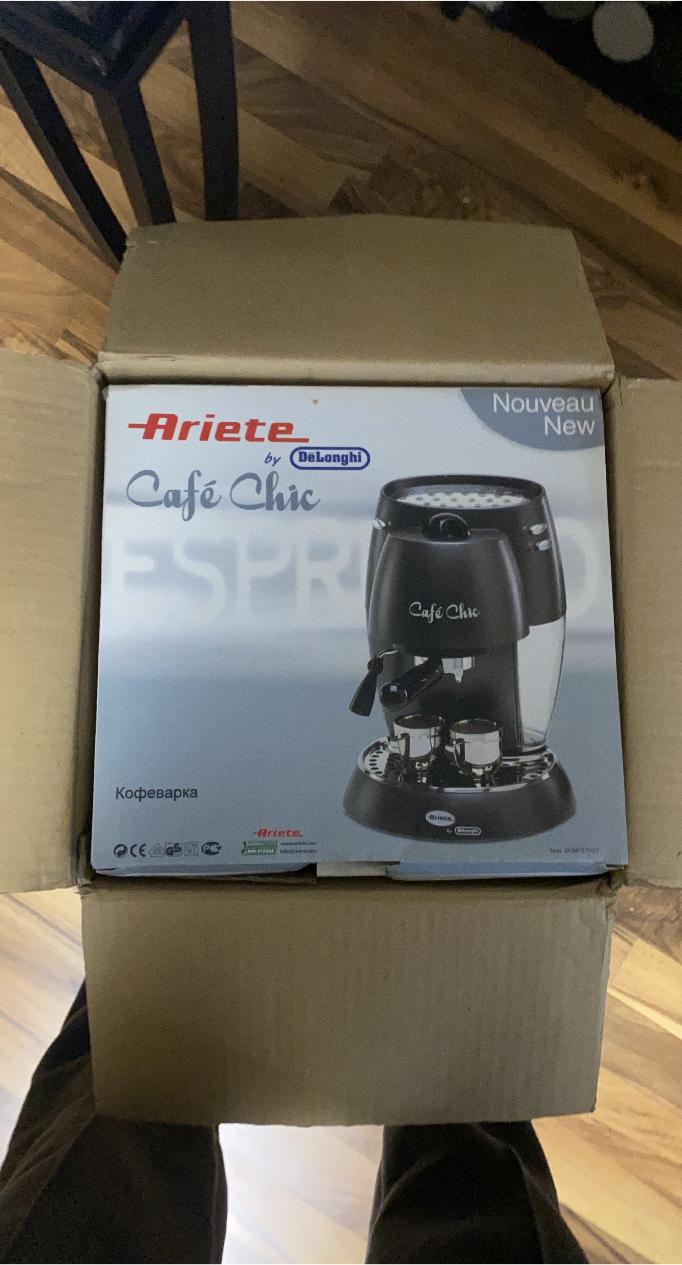 Ariete by DeLonghi Cafe Chic Espresso Machine