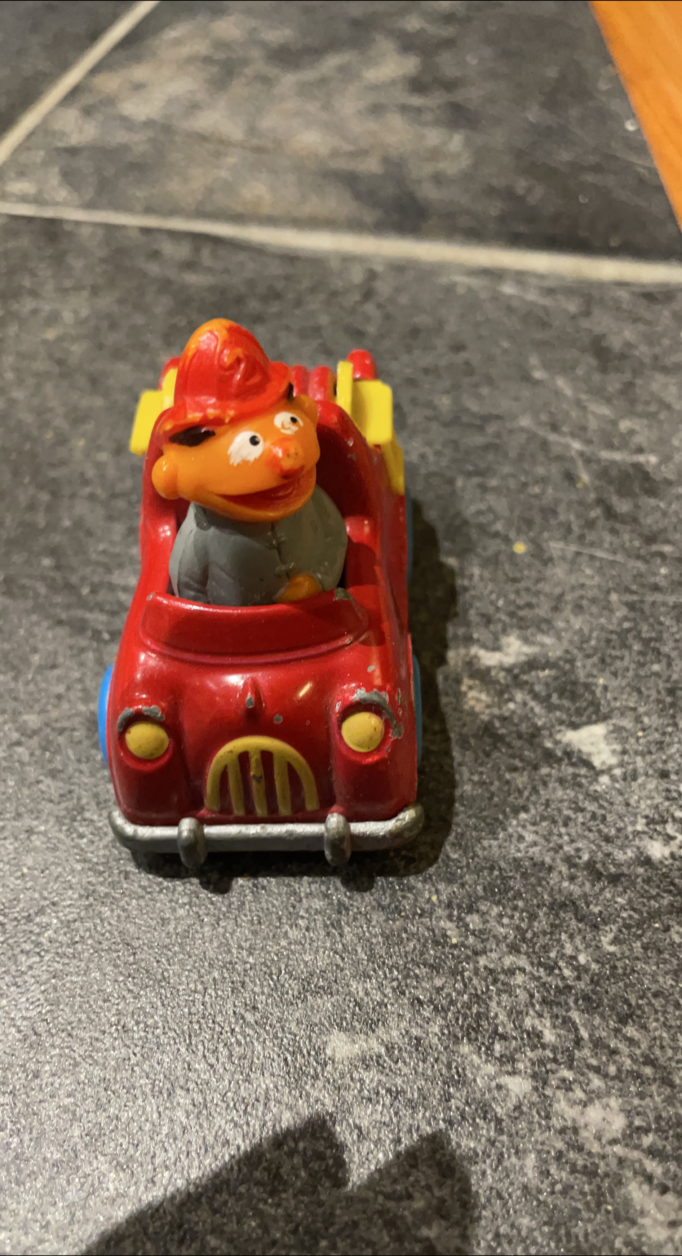 Vintage Toy Fire Truck with Ernie #freecycle thumbnail