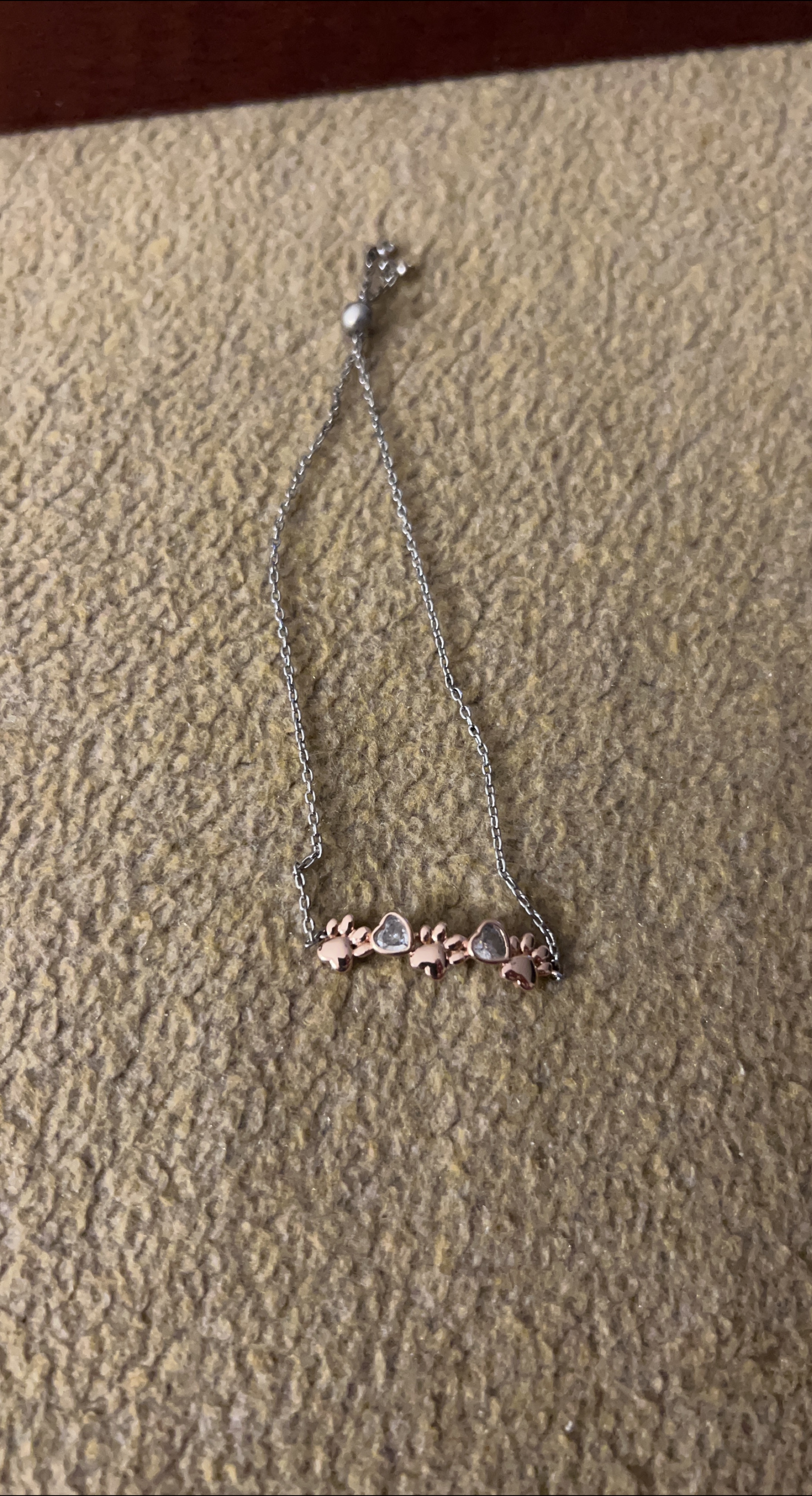 Rose Gold Heart Bracelet thumbnail