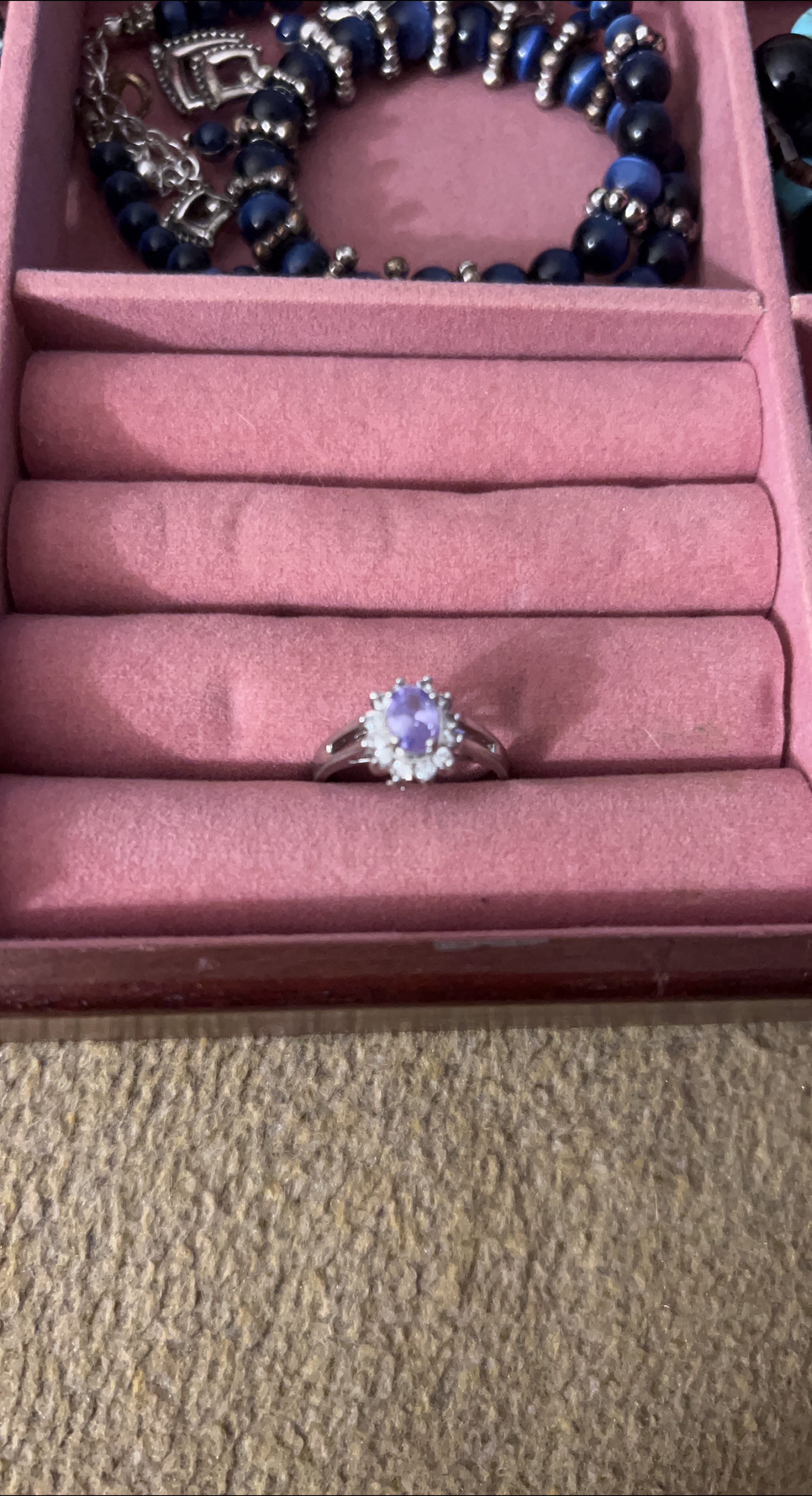 Purple Stone Ring thumbnail