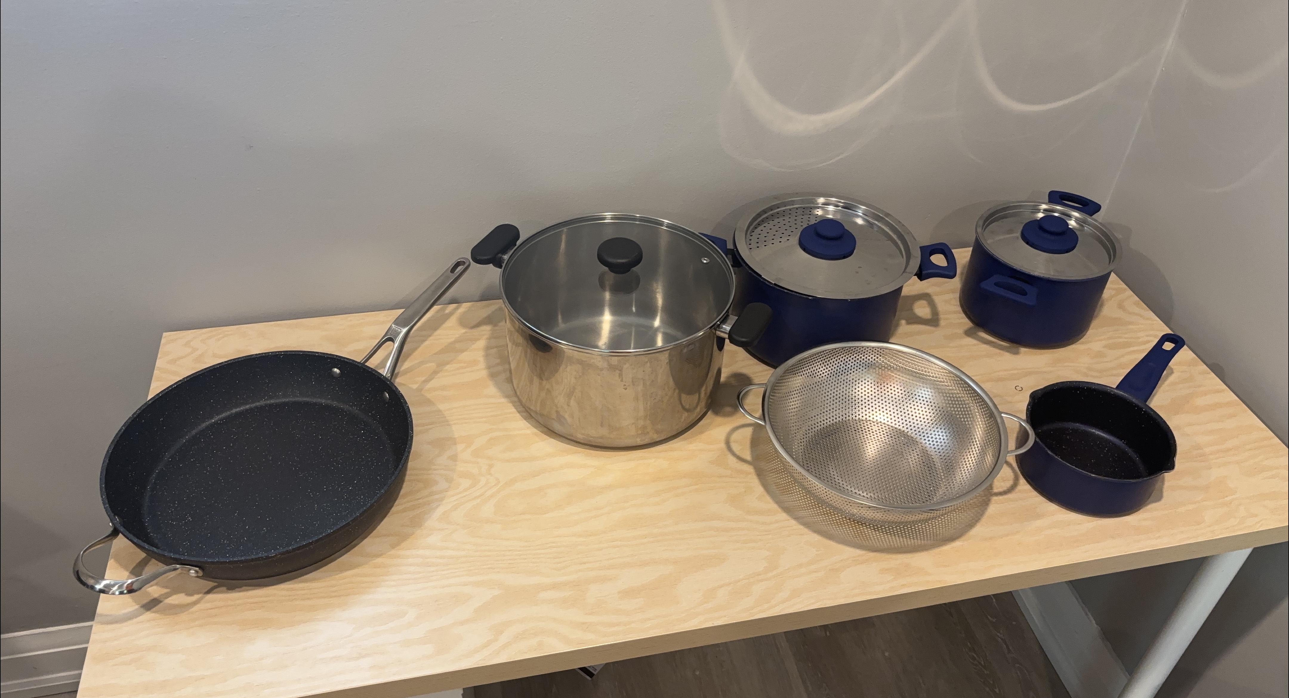 Pots, Pans, and Colander Set thumbnail