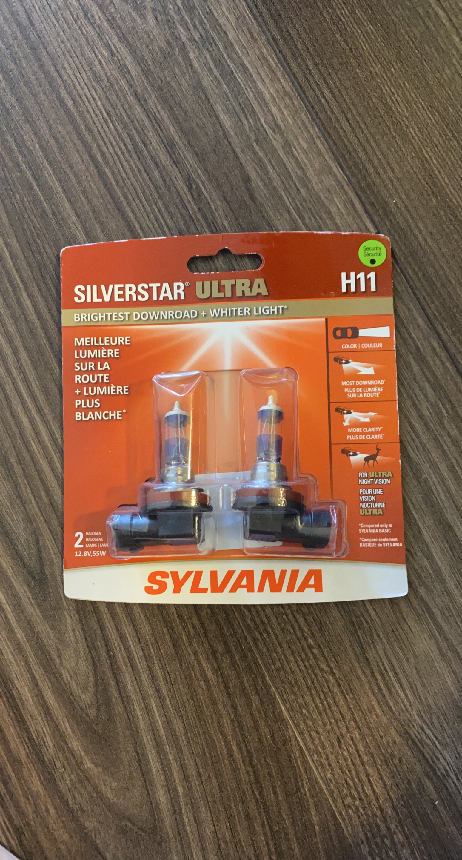 SilverStar Ultra H11 Halogen Headlight Bulbs - New! thumbnail