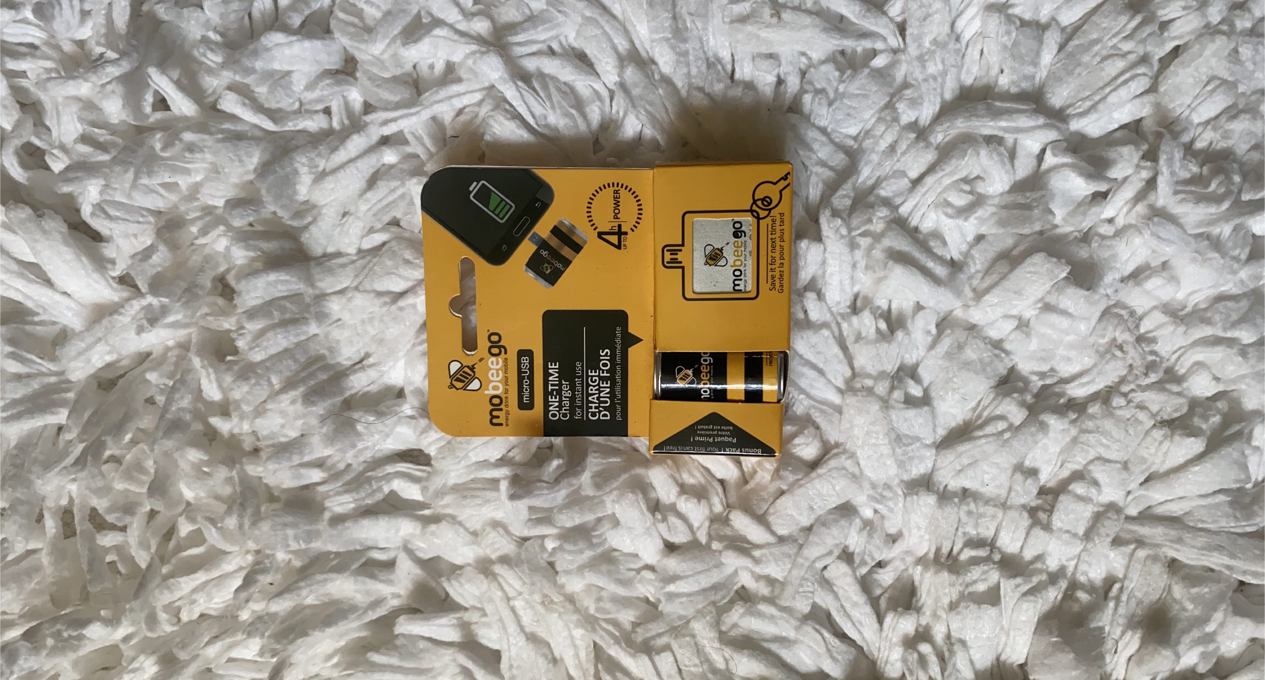 Mobeego One-Time Micro-USB Charger thumbnail
