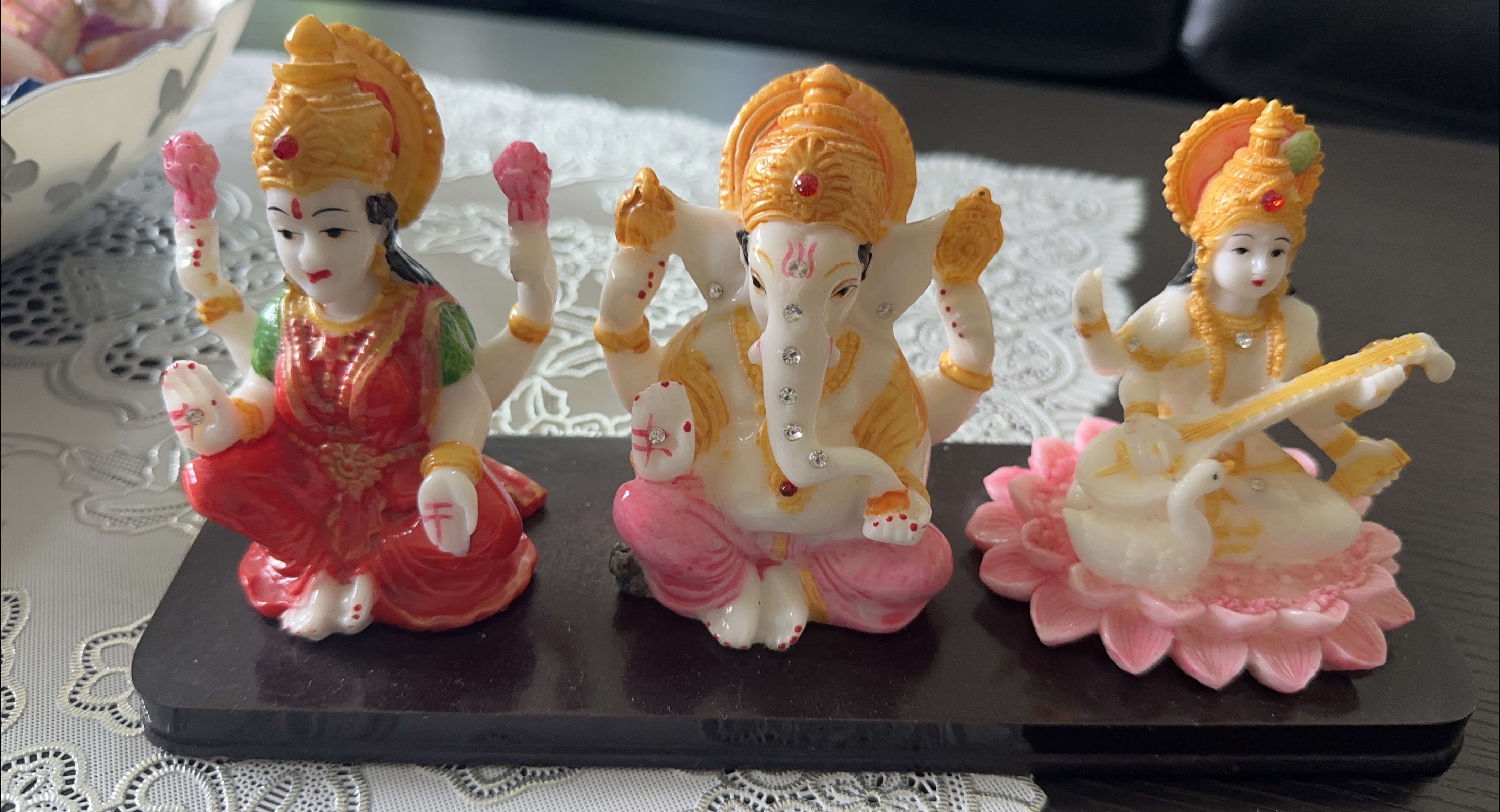 Hindu God Statues - Lakshmi, Ganesha, Saraswati thumbnail