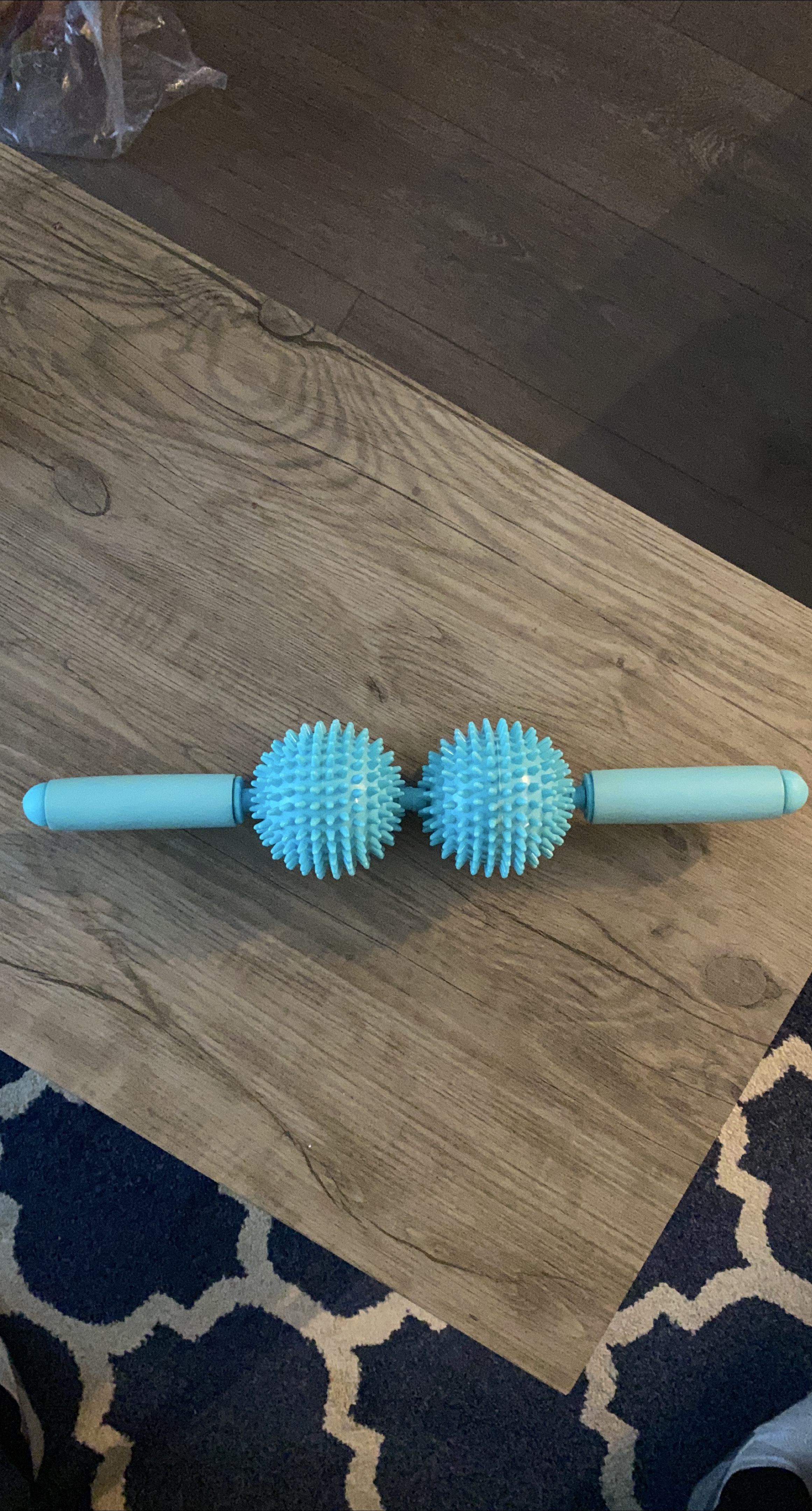 Blue Spiky Massage Roller thumbnail
