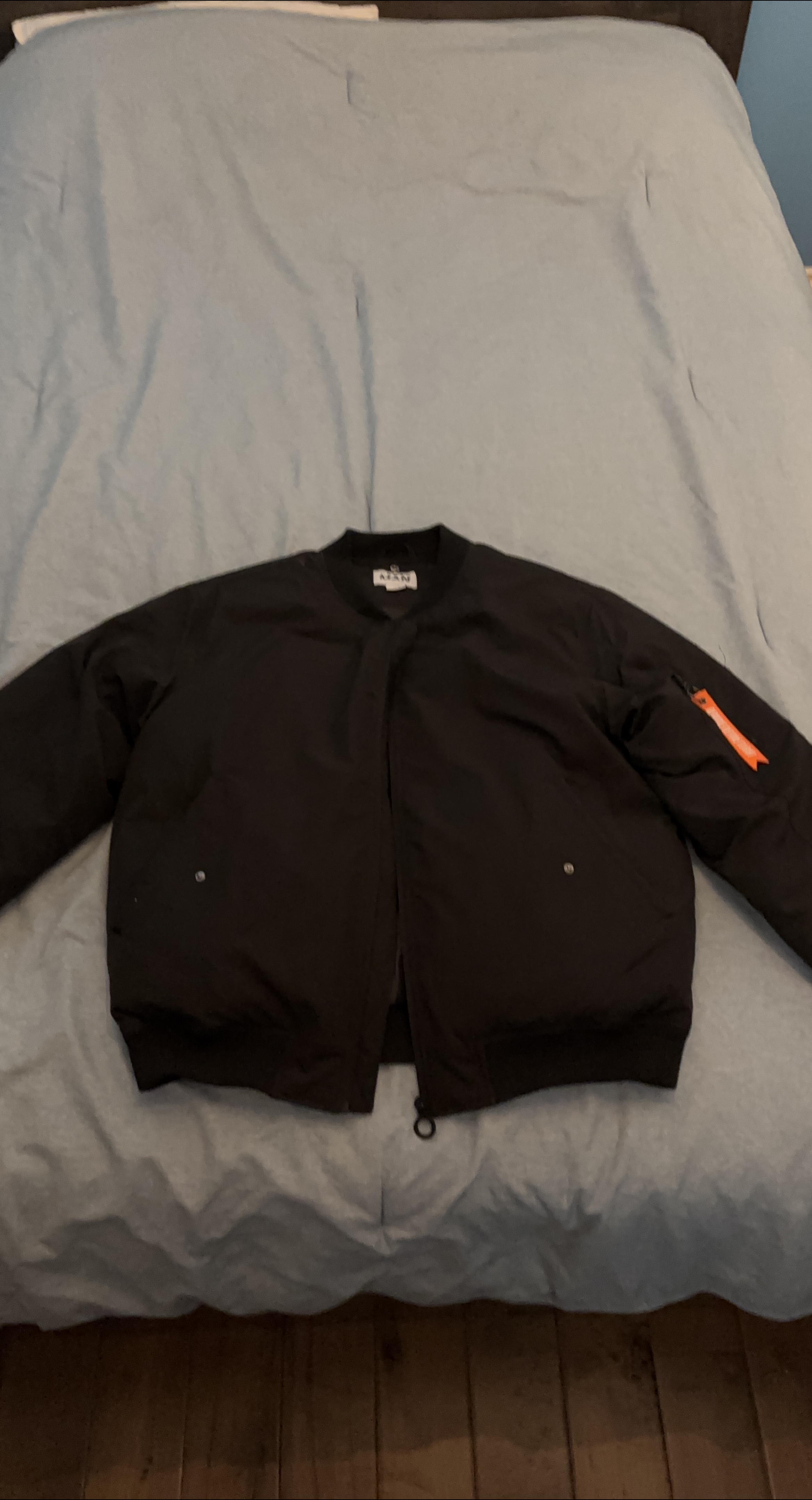 Urban planet Bomber Jacket - Black thumbnail