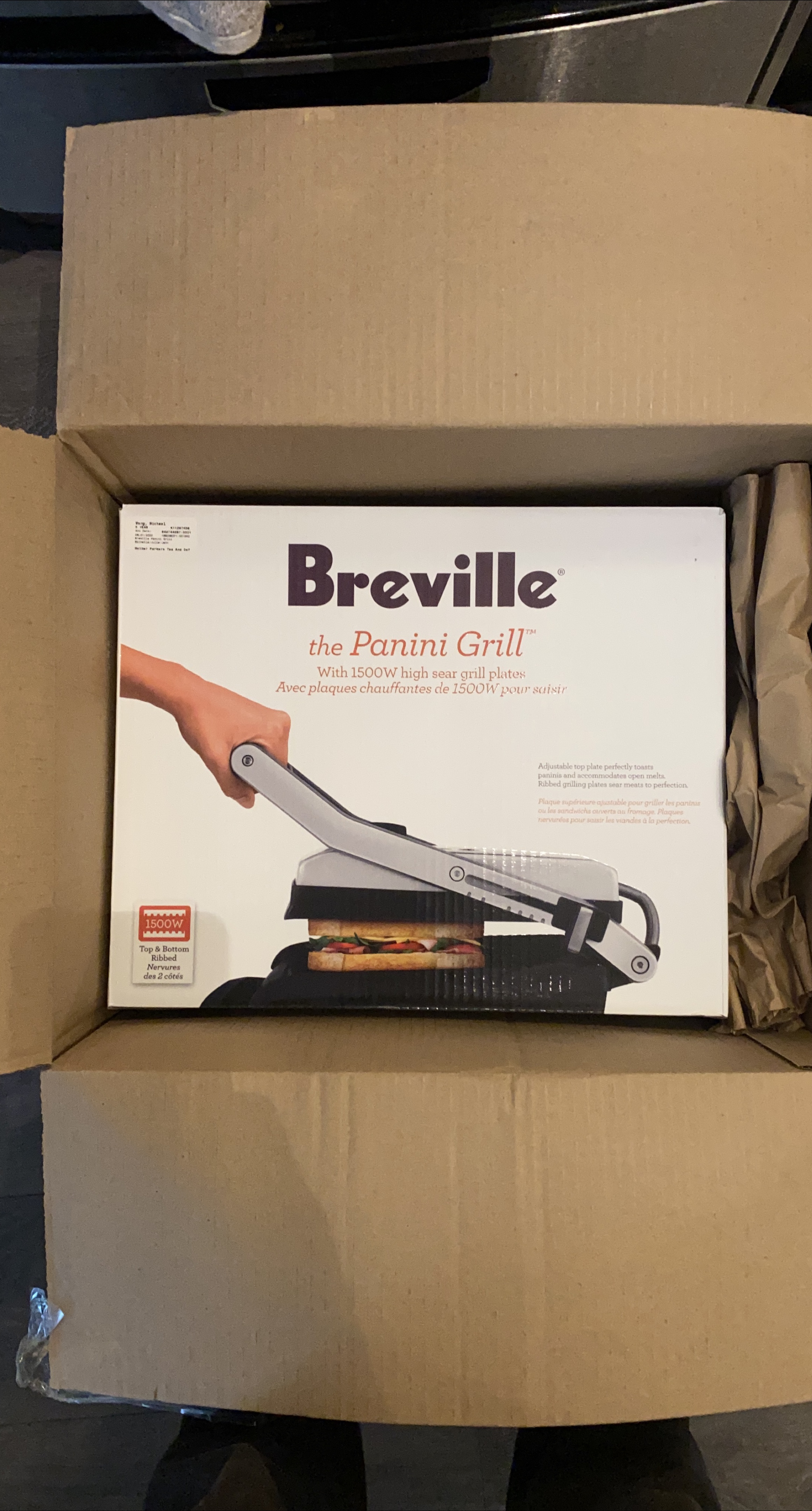 Breville the Panini Grill - New in Box! thumbnail