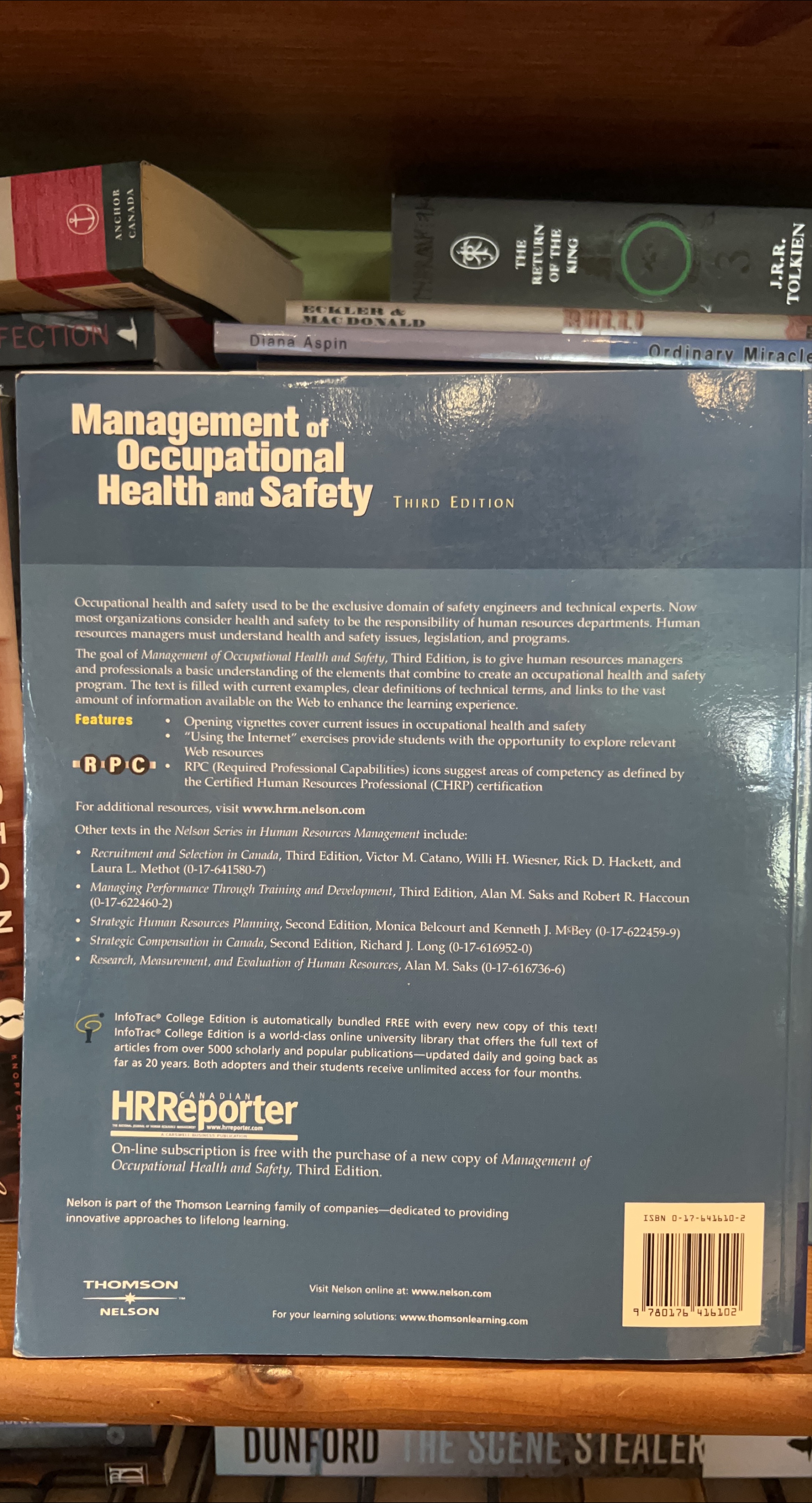 Management of Occupational Health and Safety, Third Edition thumbnail