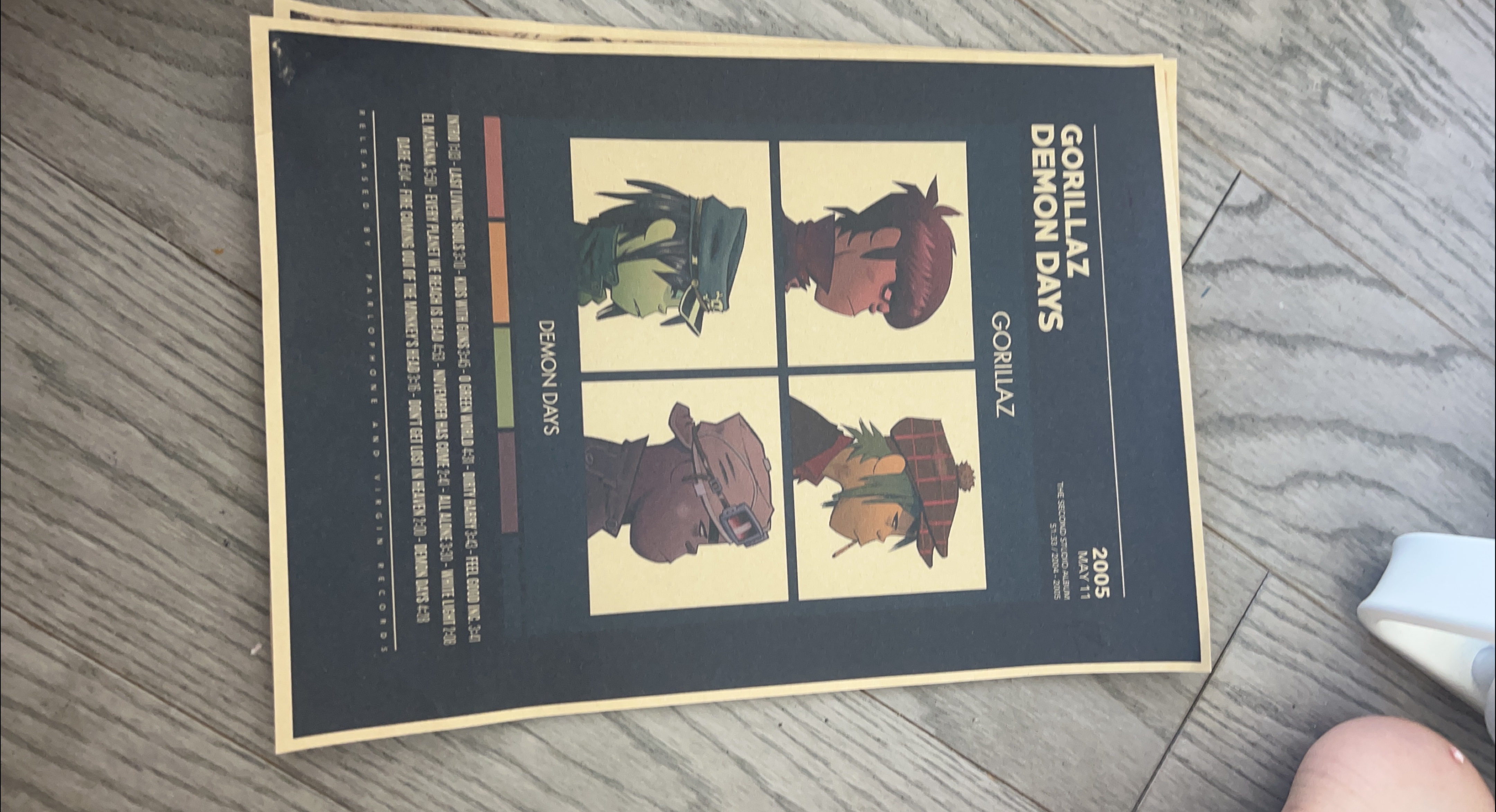Gorillaz Demon Days Album Poster thumbnail