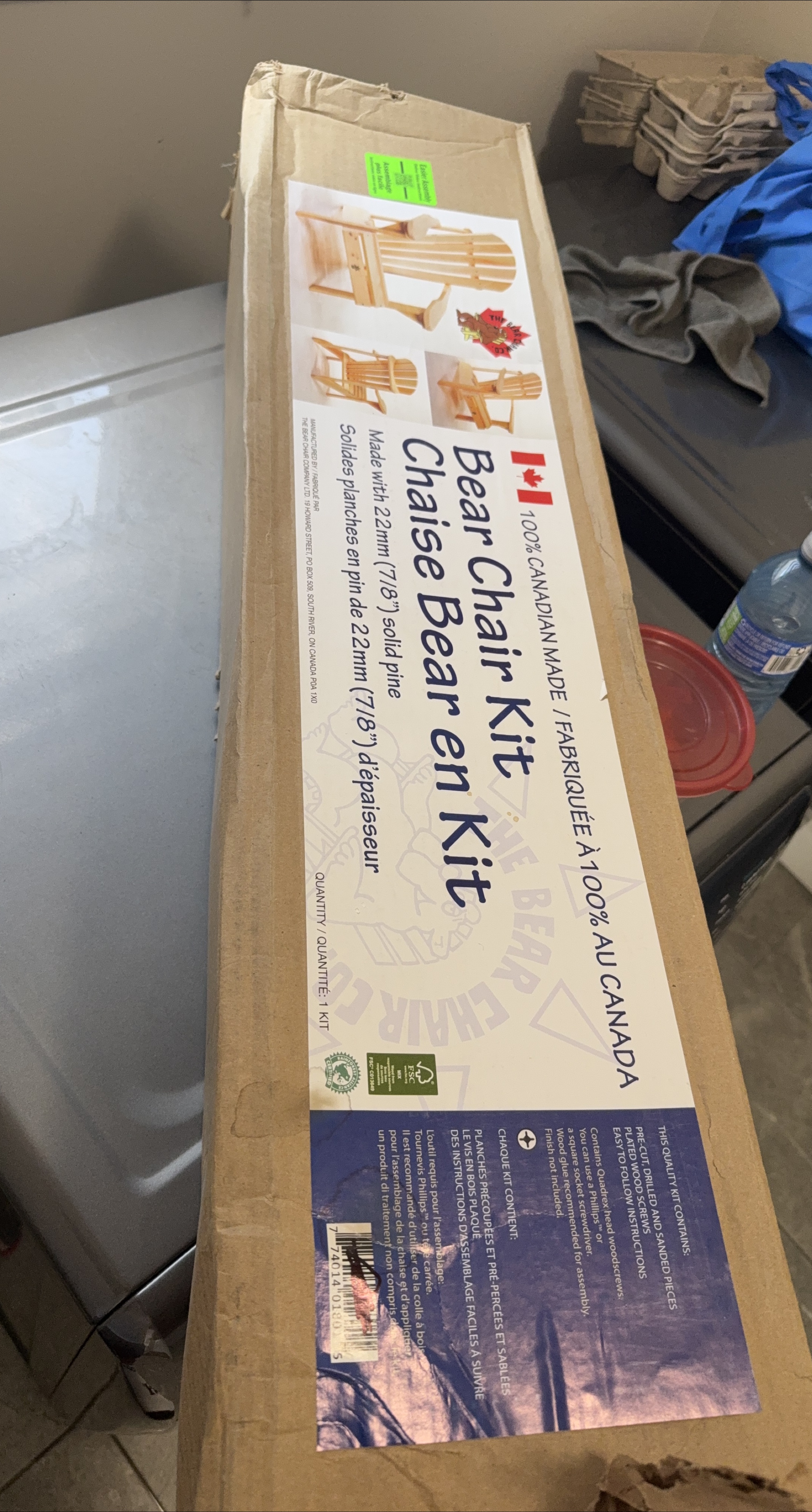 Bear Chair Kit - 100% Canadian Made thumbnail