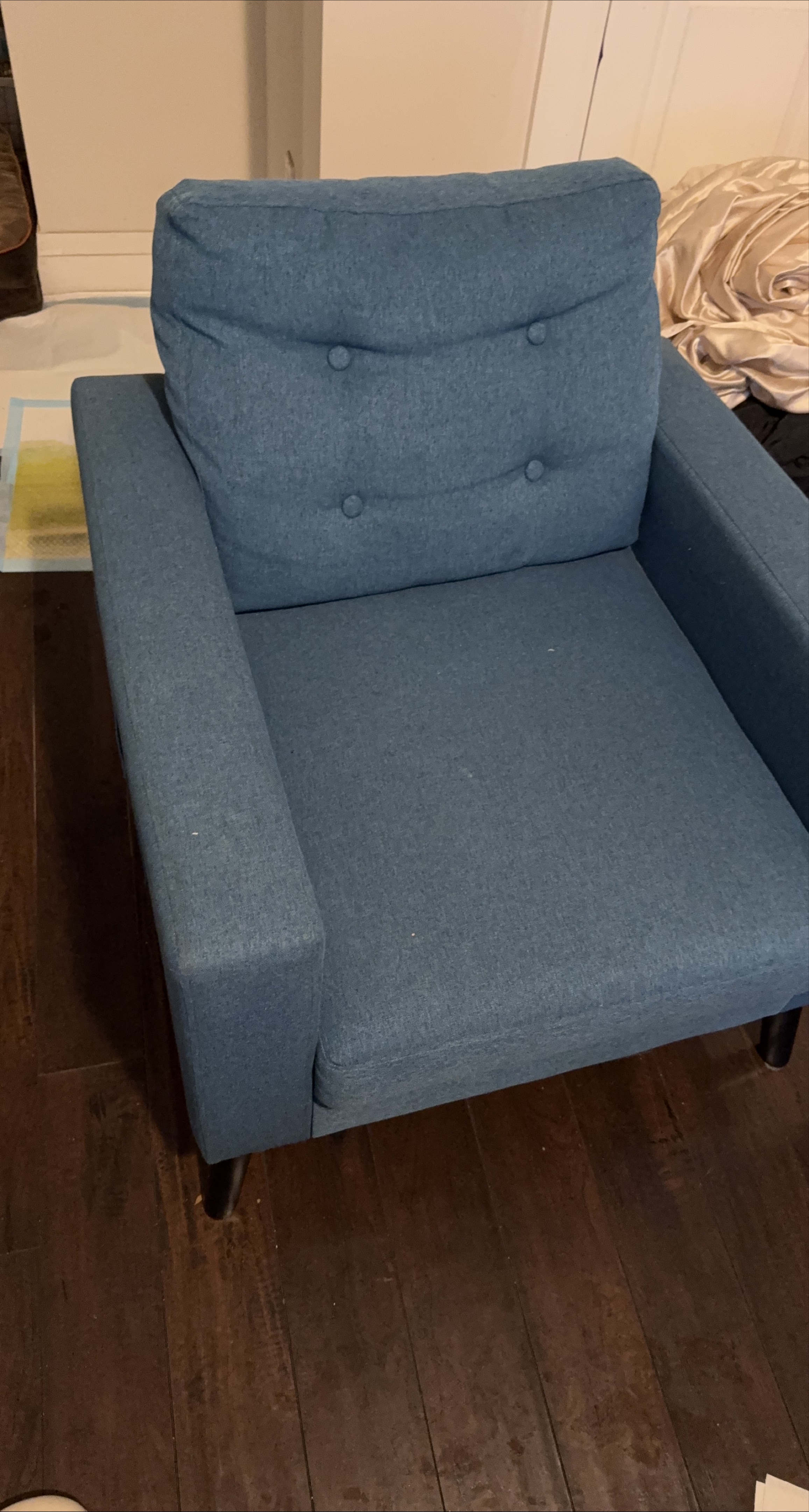 Blue Armchair - Great Condition! thumbnail