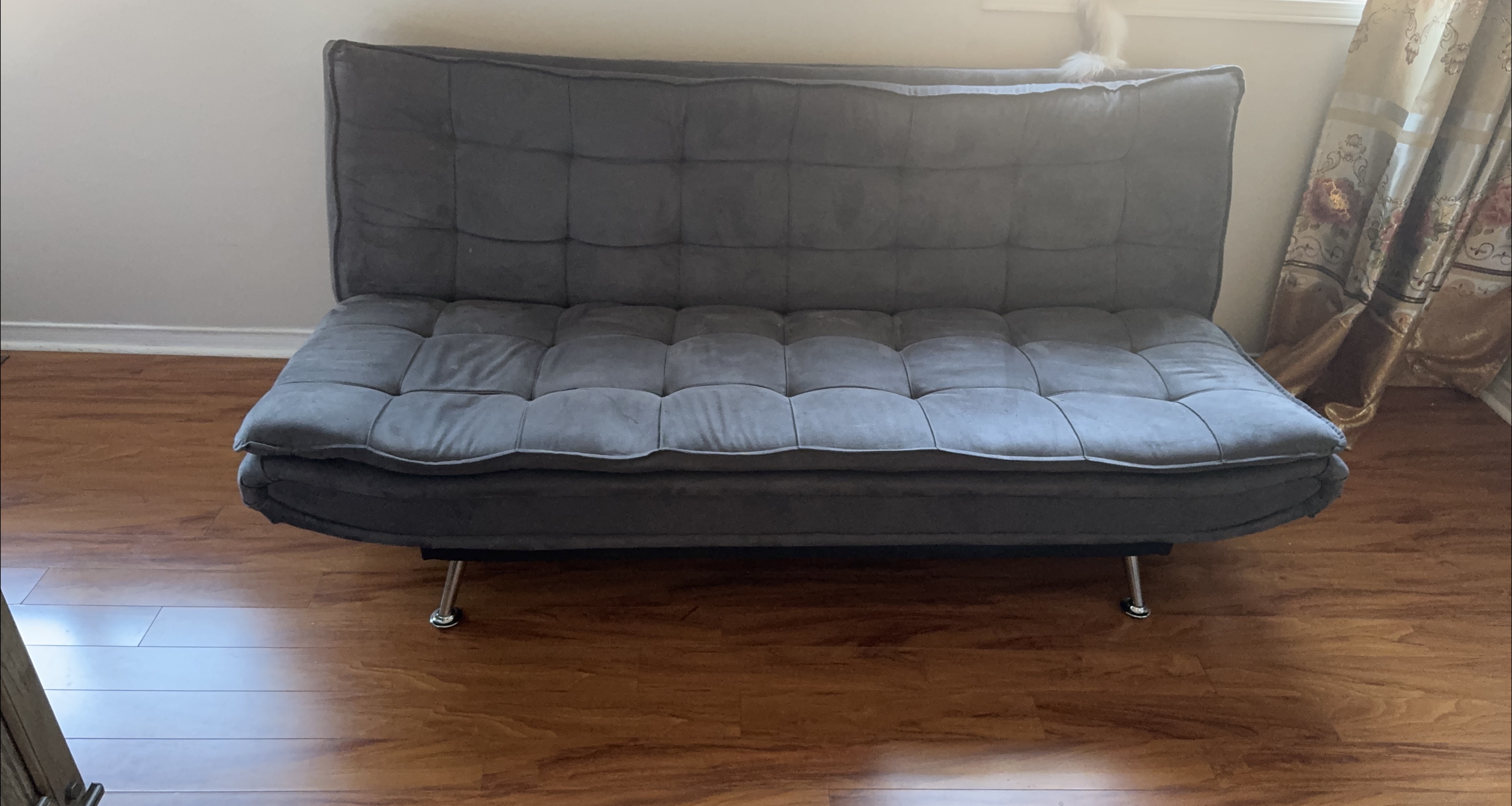 Grey Futon Sofa Bed thumbnail