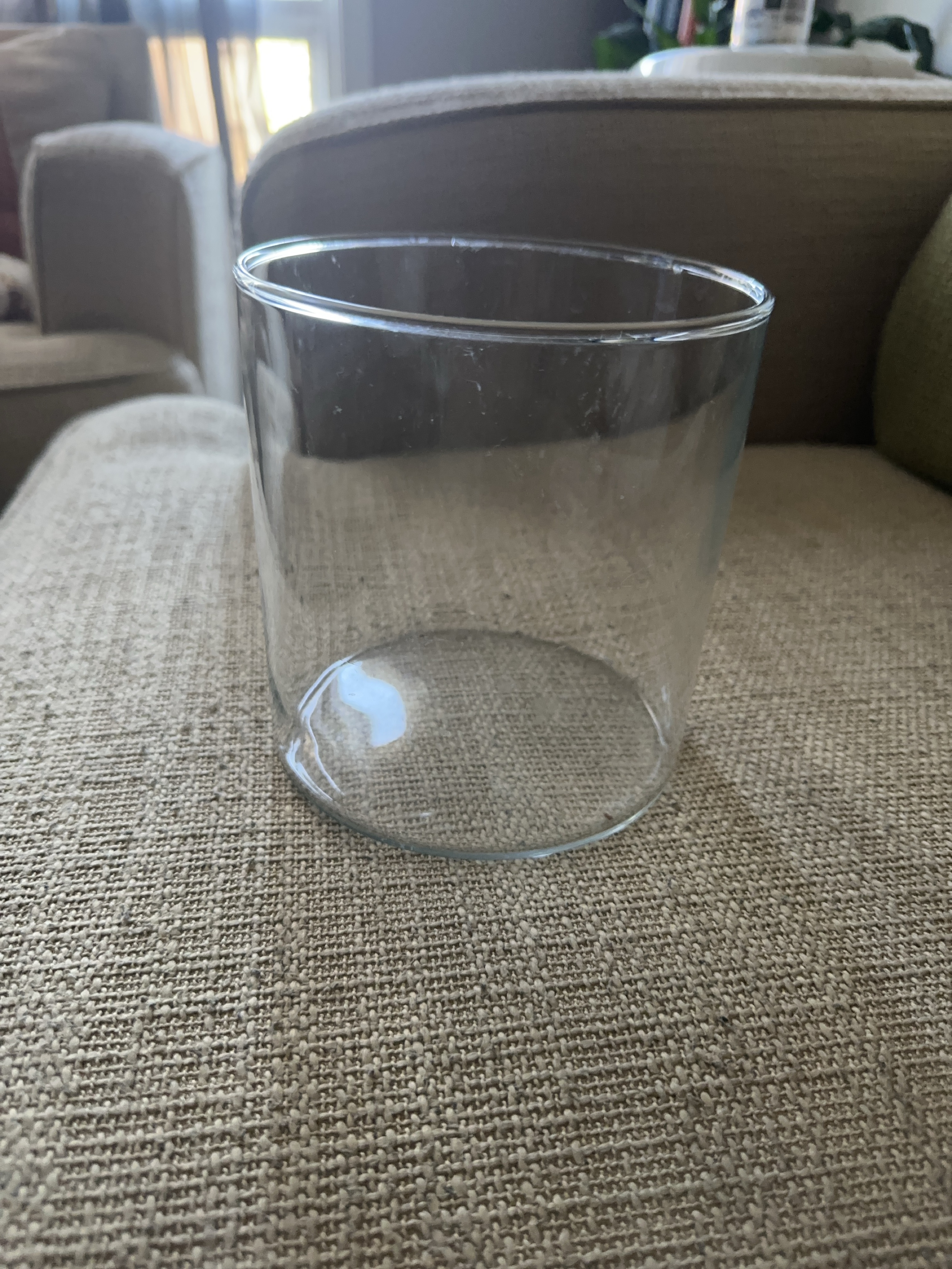 Clear Glass Vase #freecycle thumbnail
