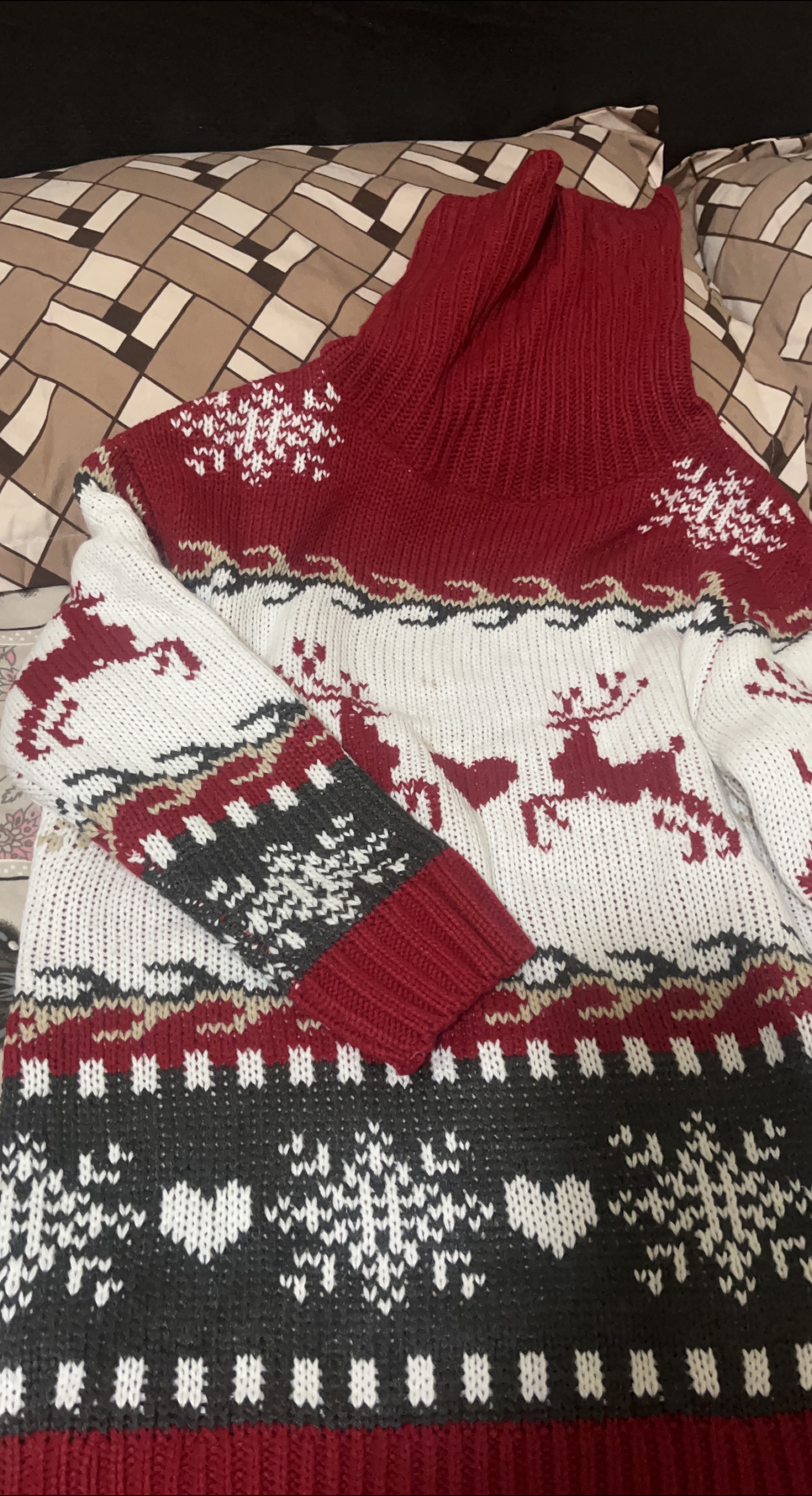 Red & White Holiday Sweater thumbnail