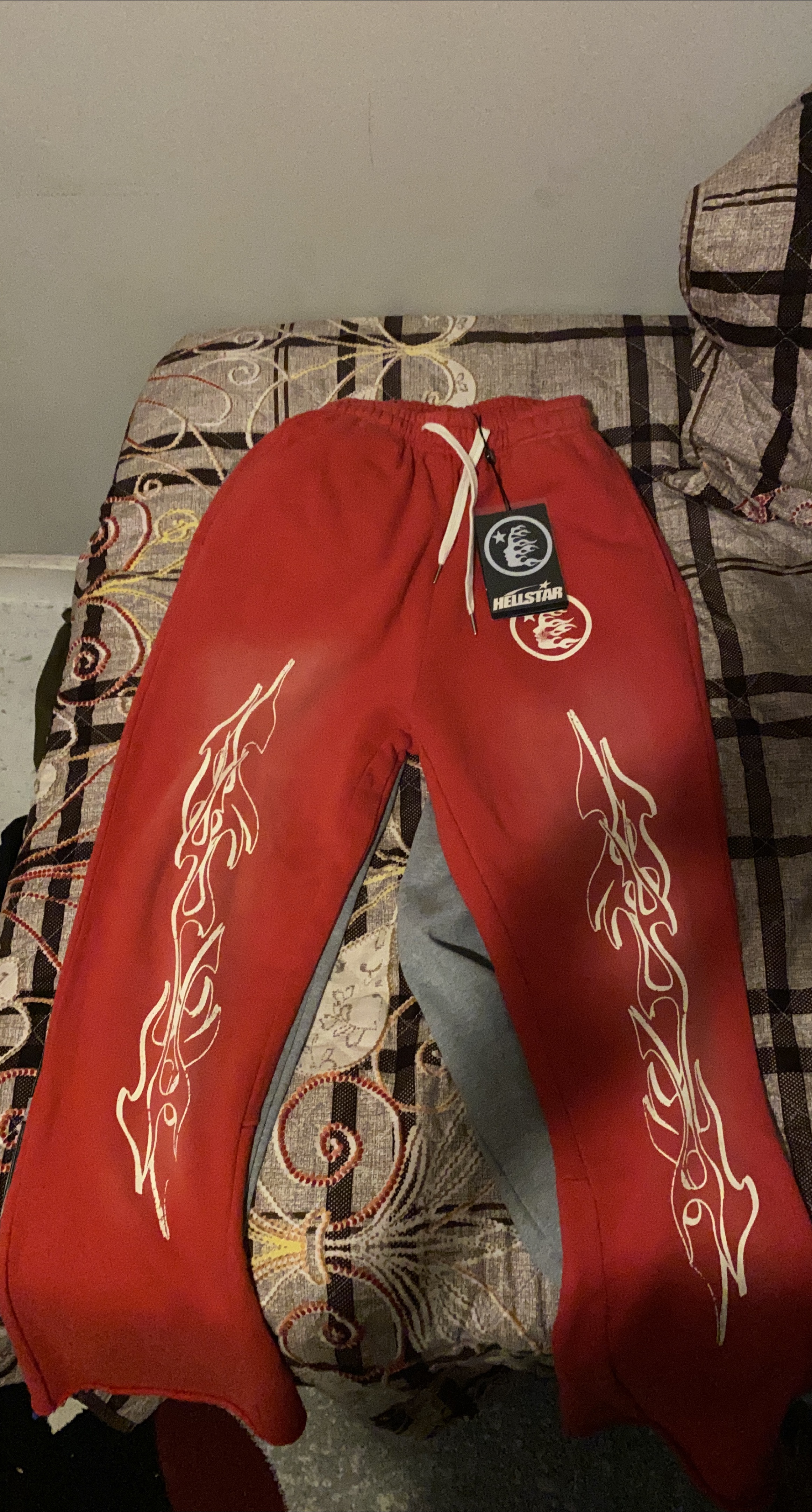 Hellstar Red Graphic Sweatpants - New with Tags thumbnail