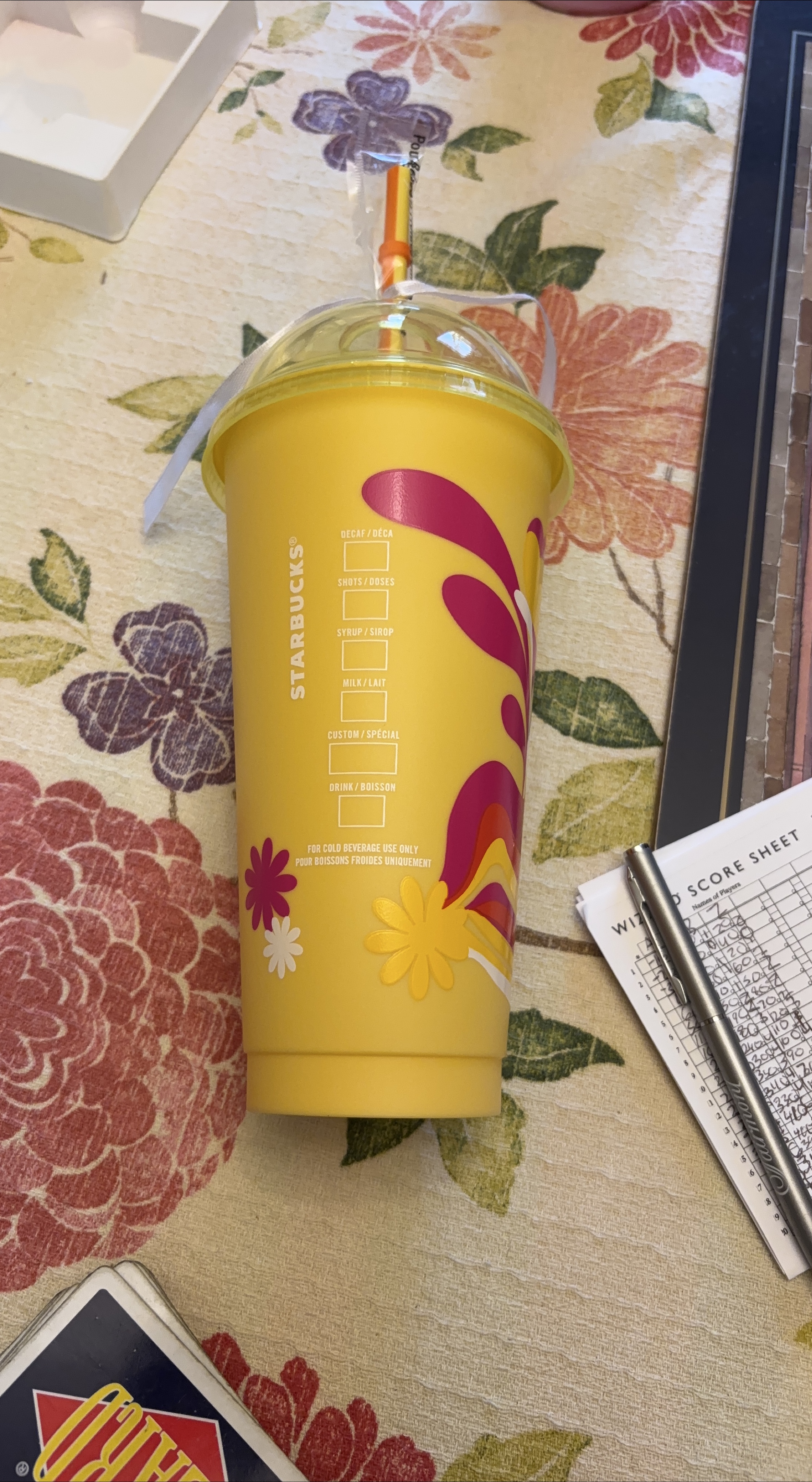 Starbucks Yellow Cold Cup thumbnail