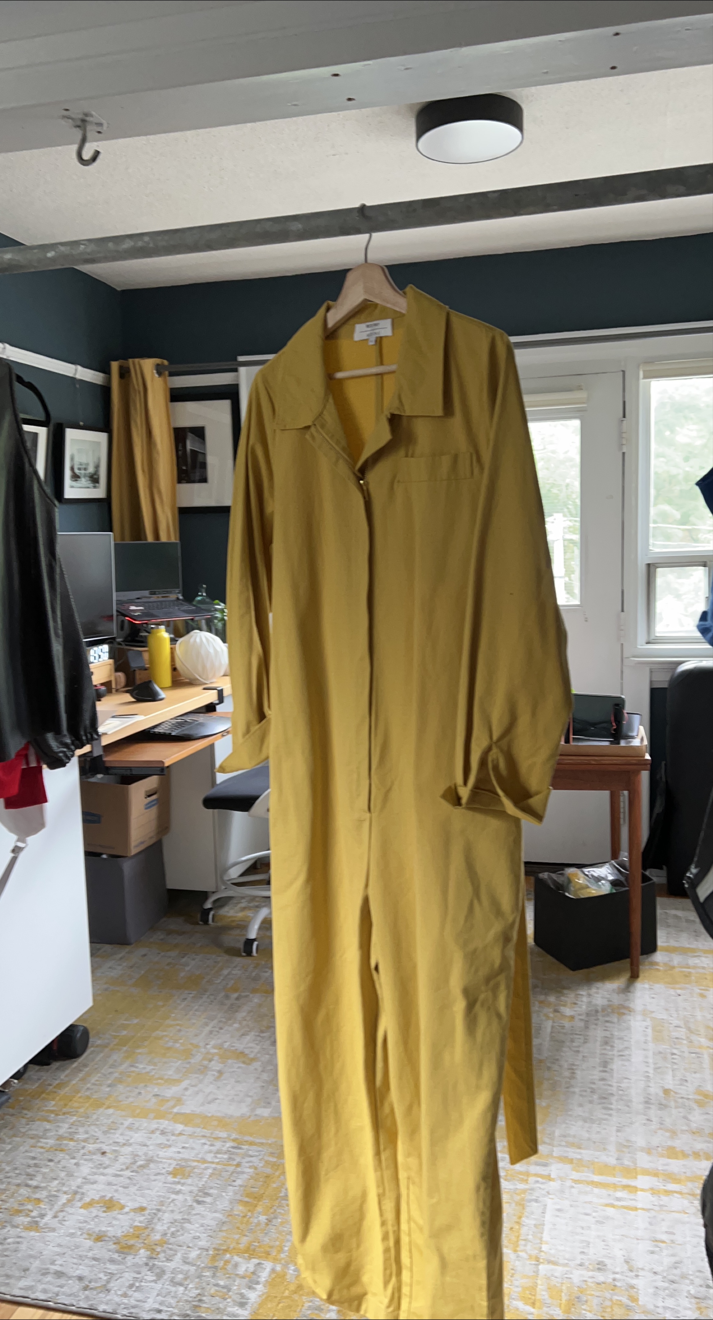 Unisex Mustard Yellow boiler suit thumbnail