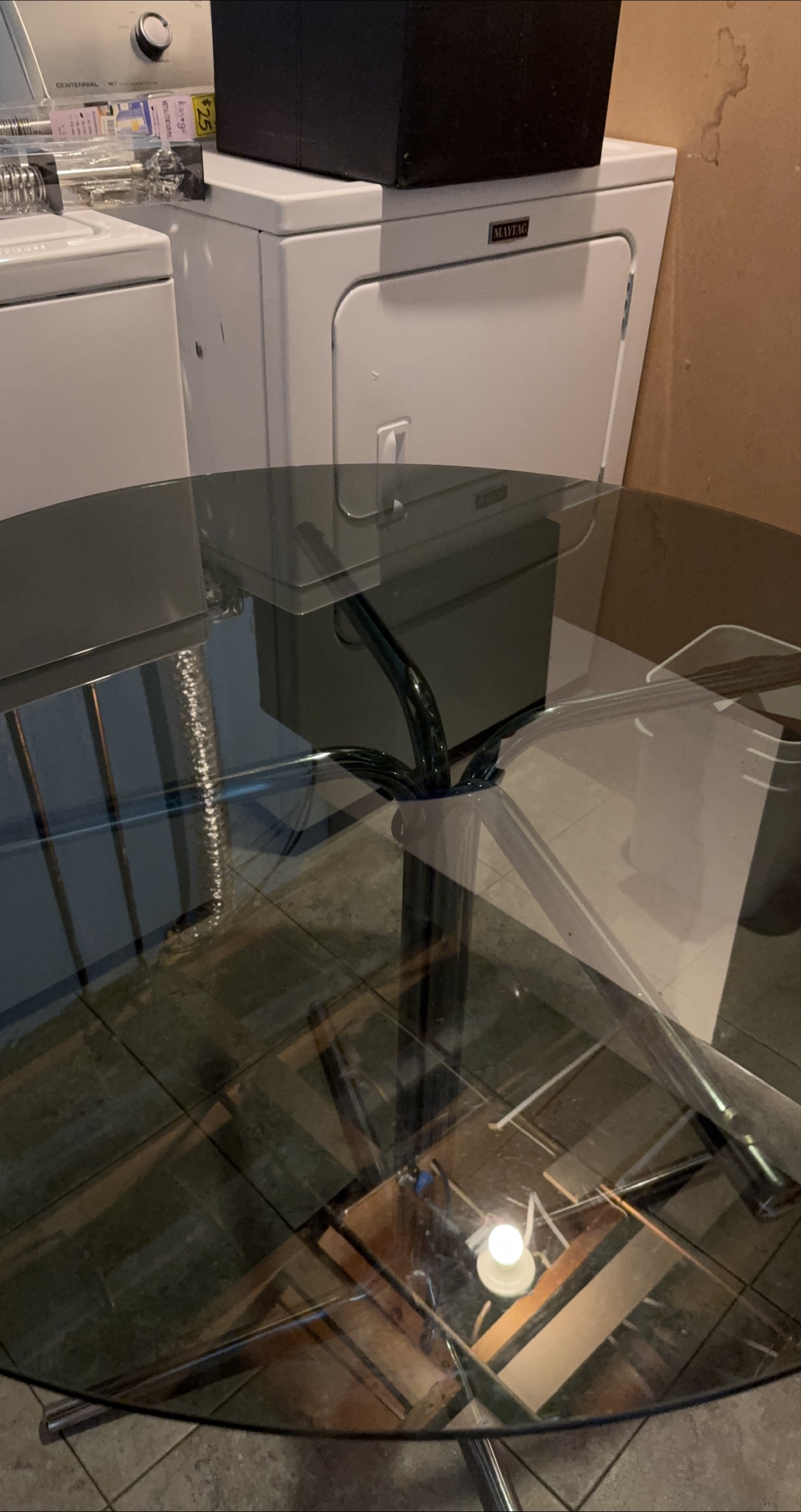 Glass Top Round Table thumbnail