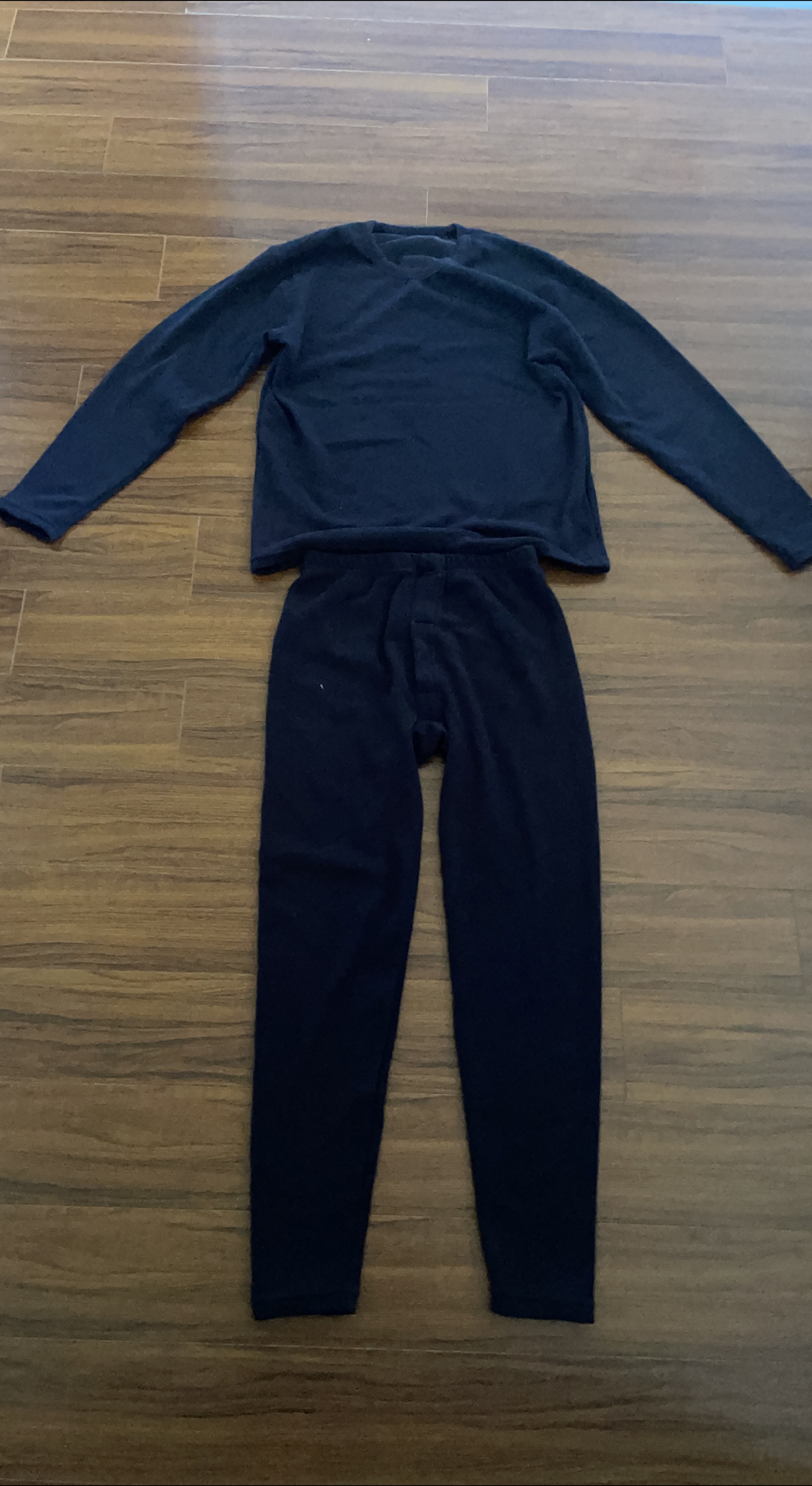 Navy Blue Thermal Underwear Set thumbnail