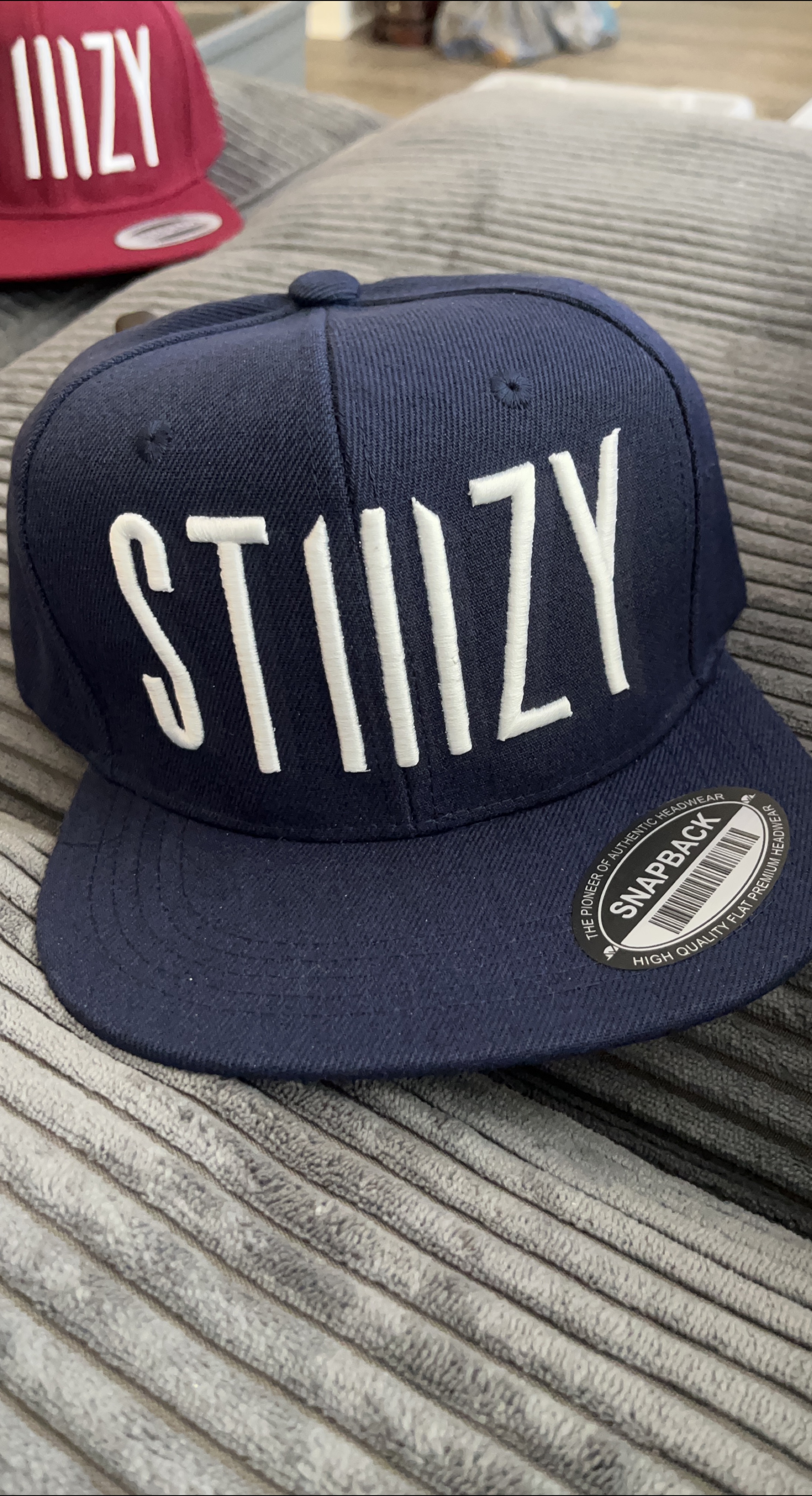 STIIIZY Navy Blue Snapback Hat thumbnail