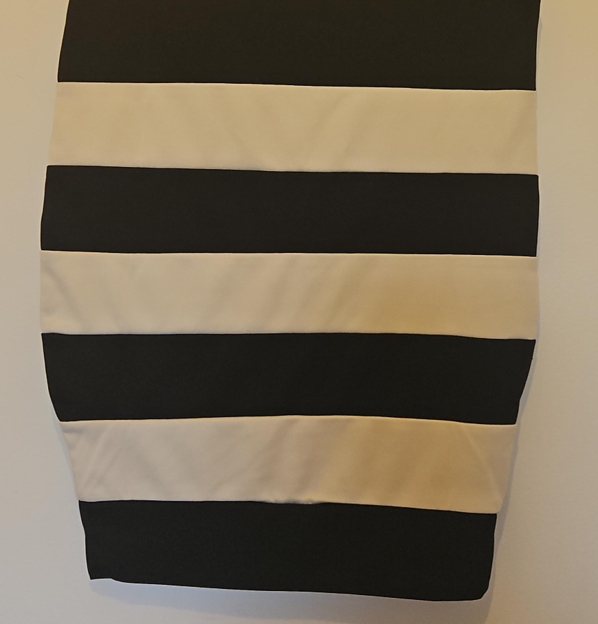 Black & White Striped Skirt thumbnail