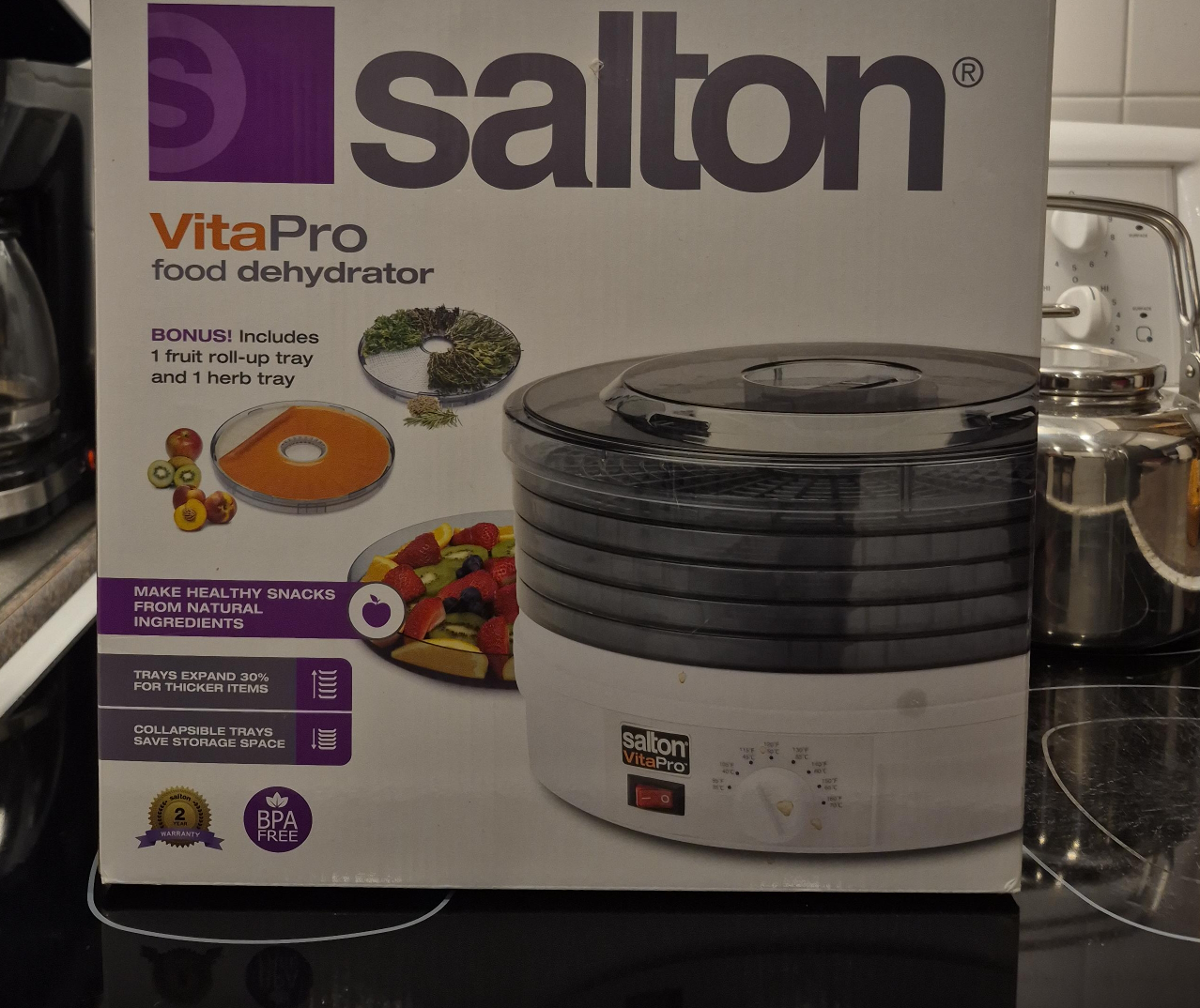 Salton VitaPro Food Dehydrator - Brand New! thumbnail