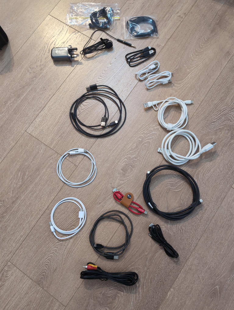 Variety of Cables and Charger thumbnail