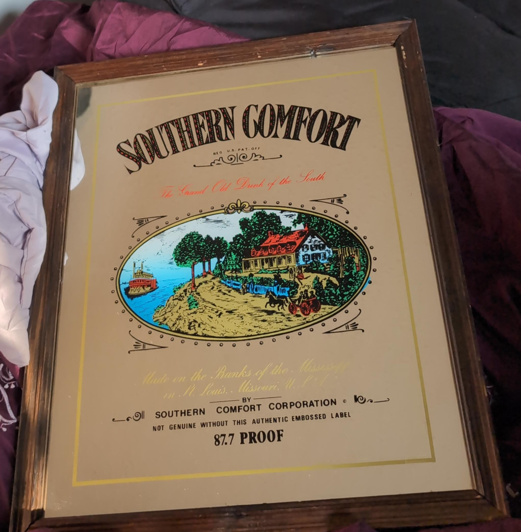 Southern Comfort Embossed Label Mirror thumbnail