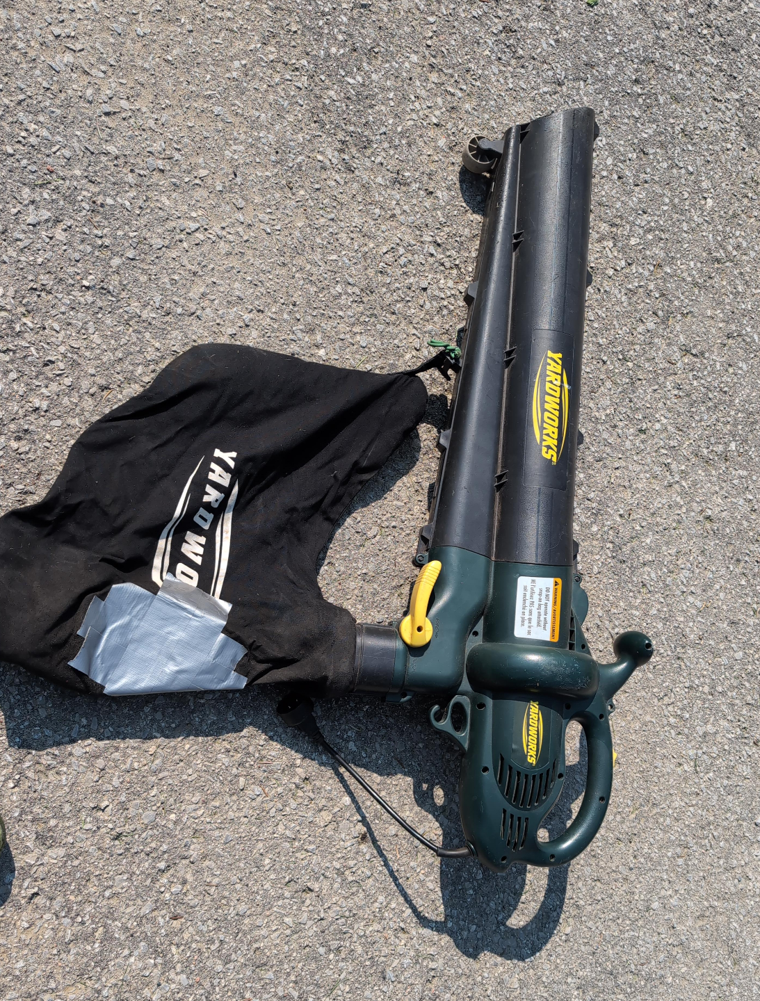 Yardworks Blower/Vac with Bag