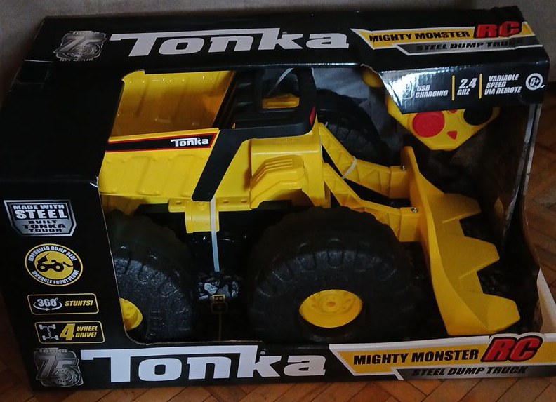 Tonka Mighty Monster RC Steel Dump Truck thumbnail