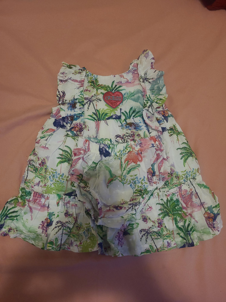 Guess Baby Girl Dress & Bloomer Set